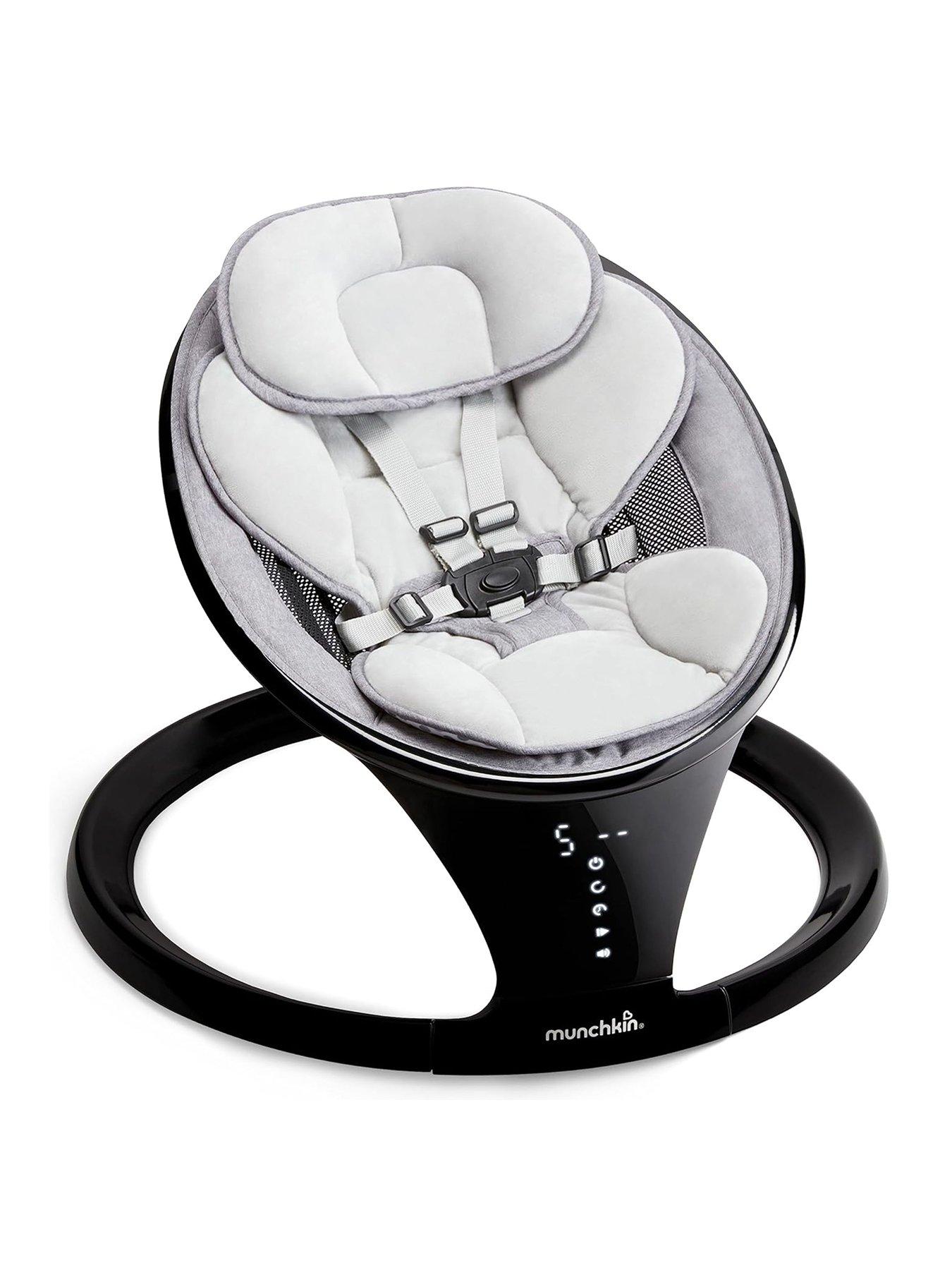 Munchkin Bluetooth Baby Swing Chair  &  Seat - Black