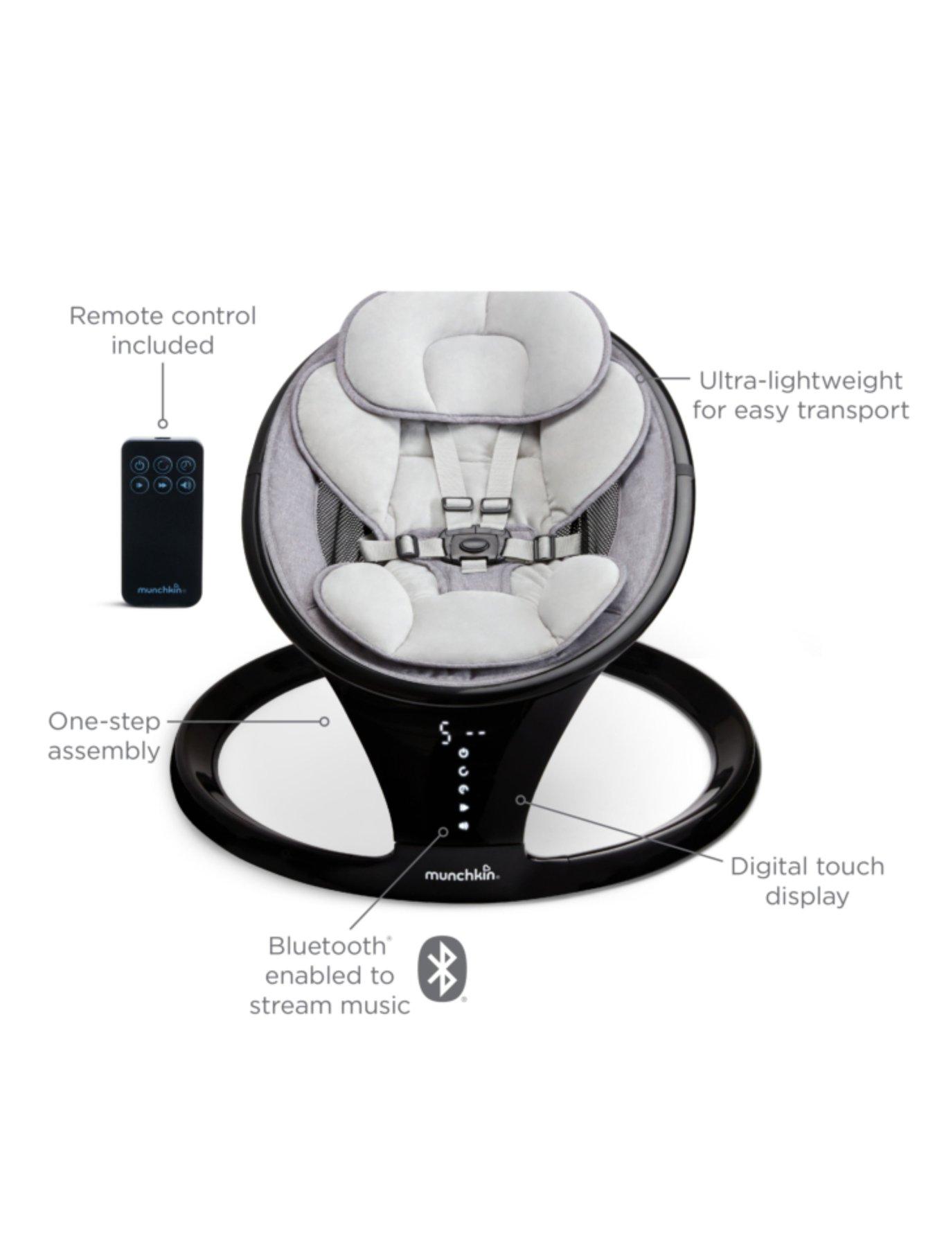 munchkin-bluetooth-baby-swing-chair-amp-seatnbsp--blackoutfit