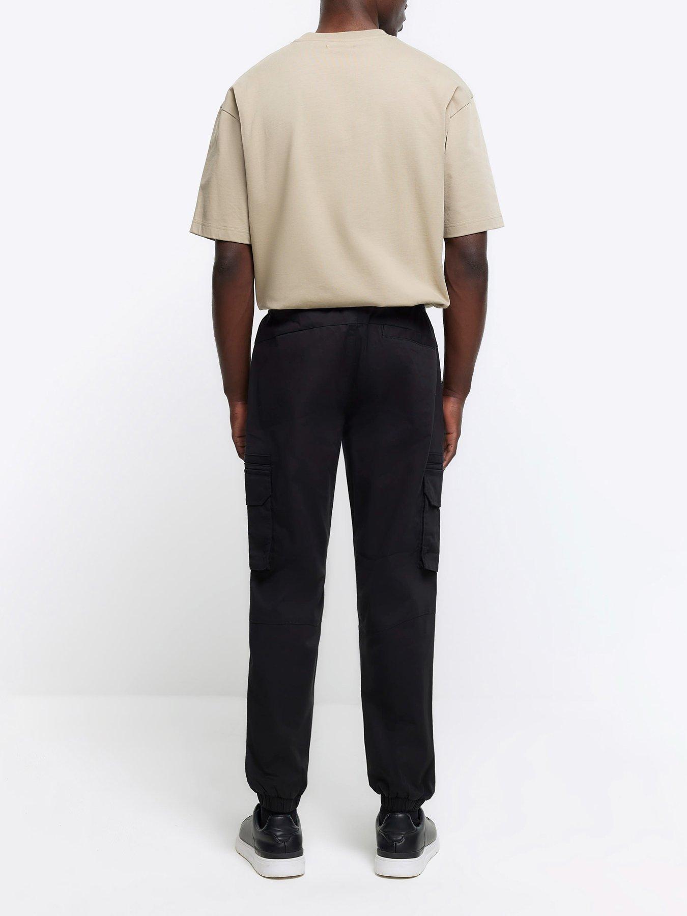 river-island-greco-cargo-pants-blackstillFront