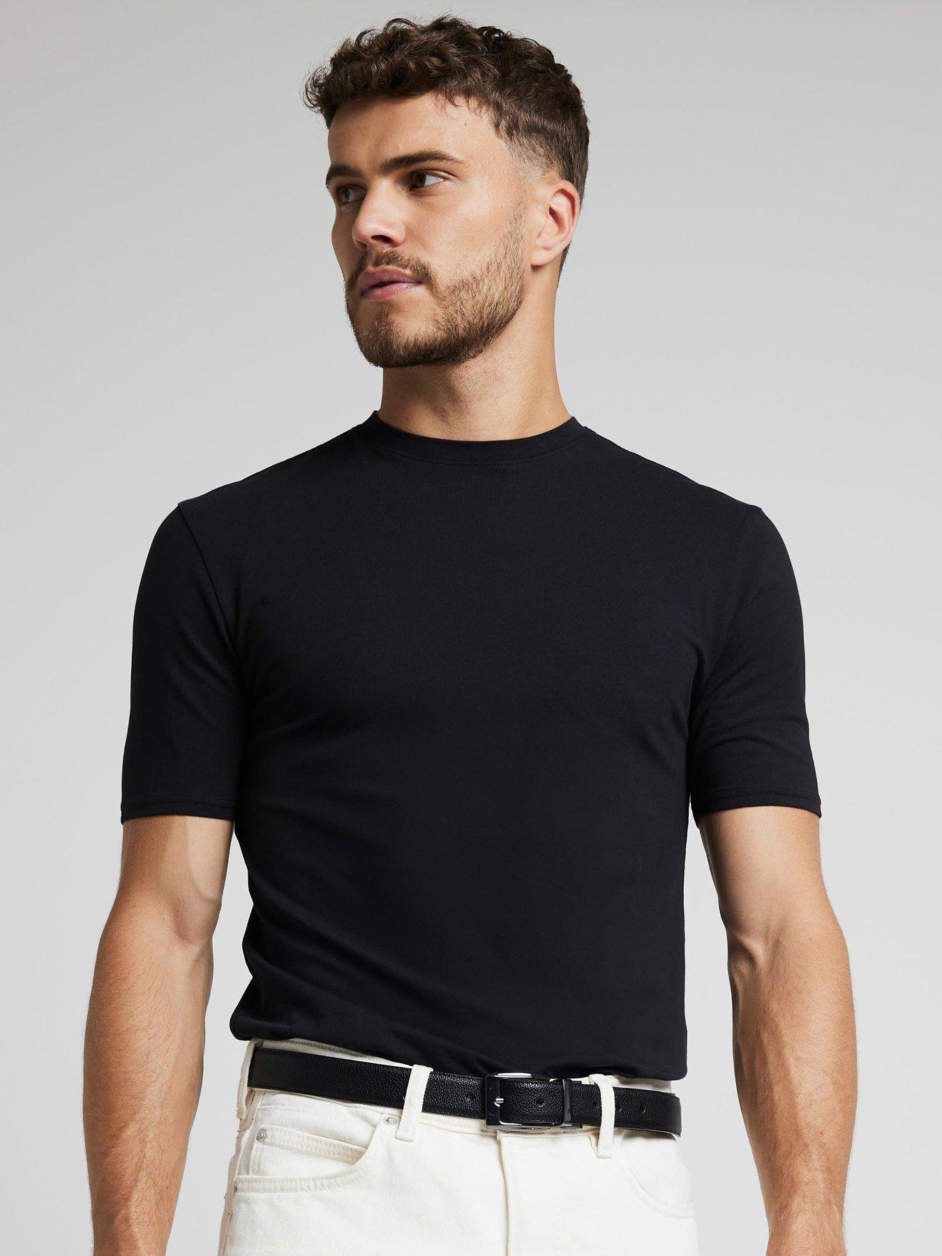 river-island-short-sleeve-muscle-t-shirt-black