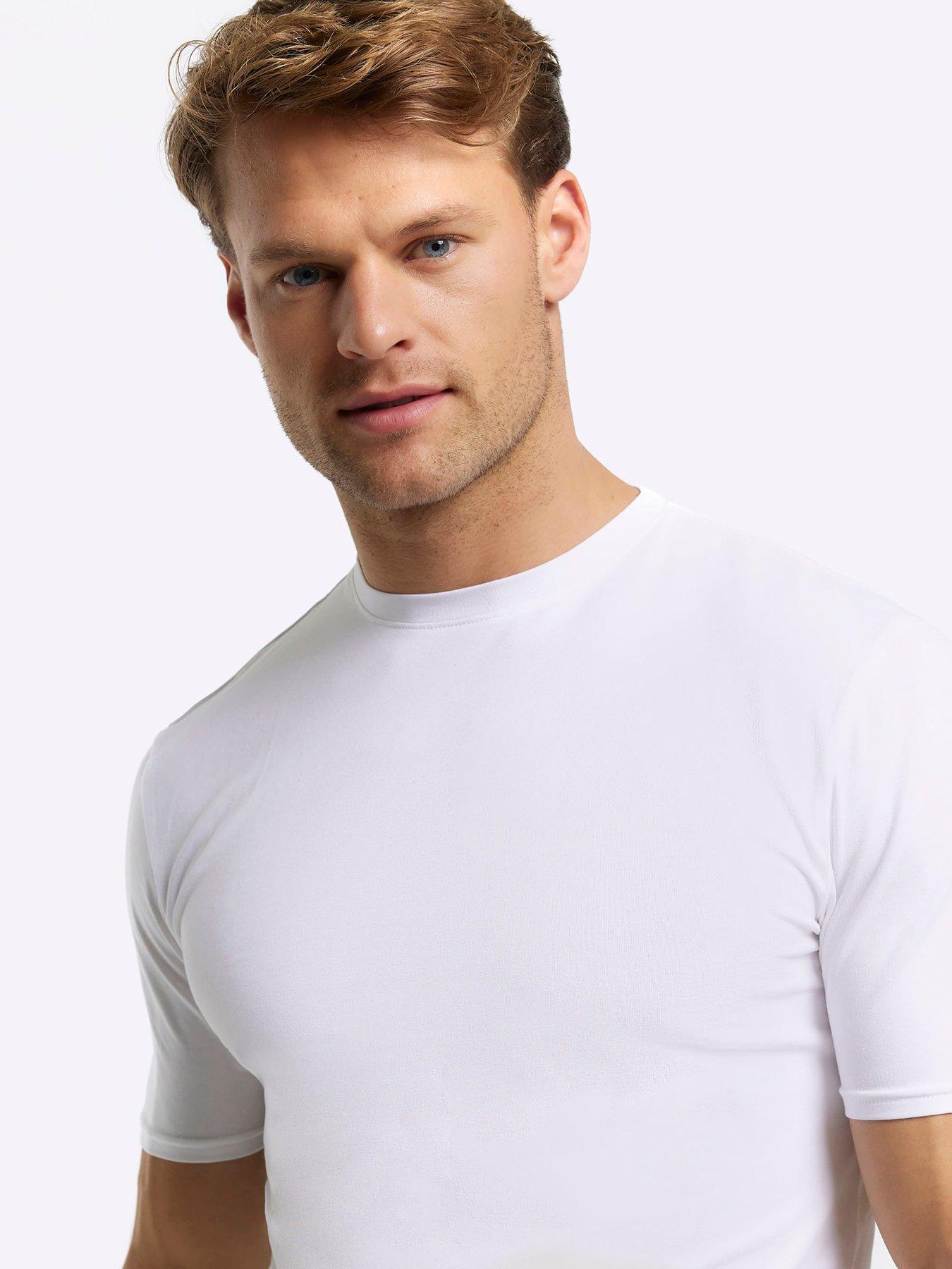 river-island-short-sleeve-muscle-t-shirt-whiteoutfit