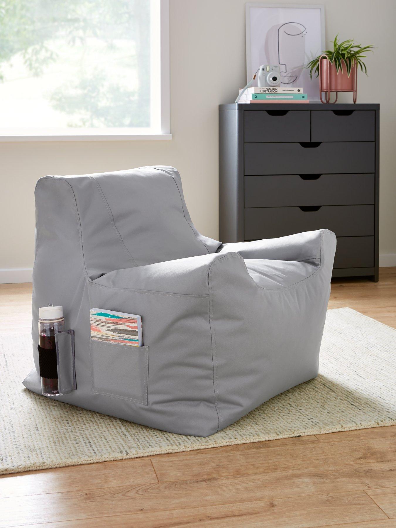 kaikoo-teenage-beanbag-chair-ndash-grey