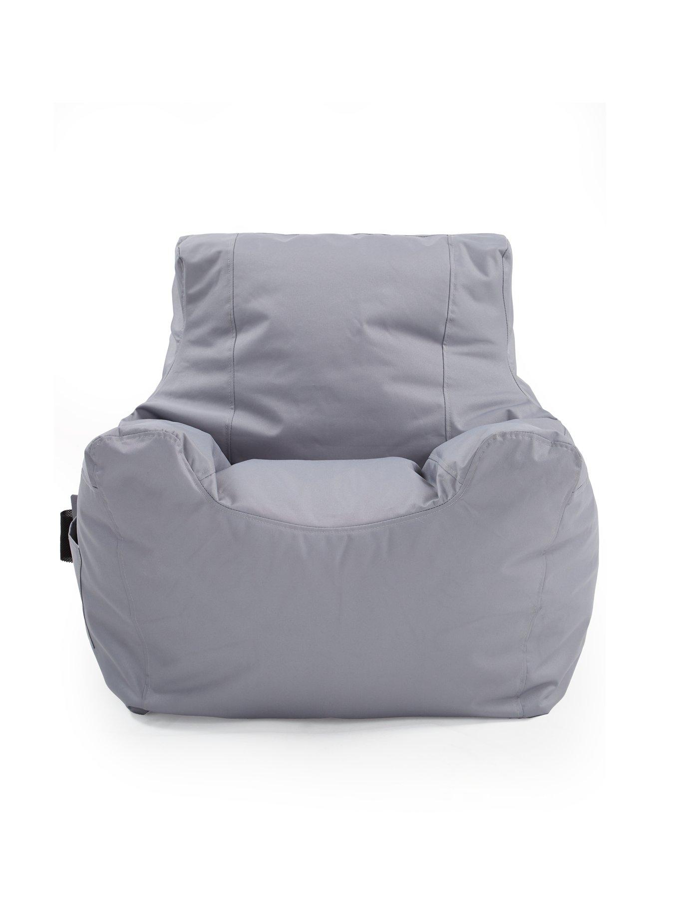 Image 3 of 4 of KAIKOO Teenage Beanbag Chair &ndash; Grey