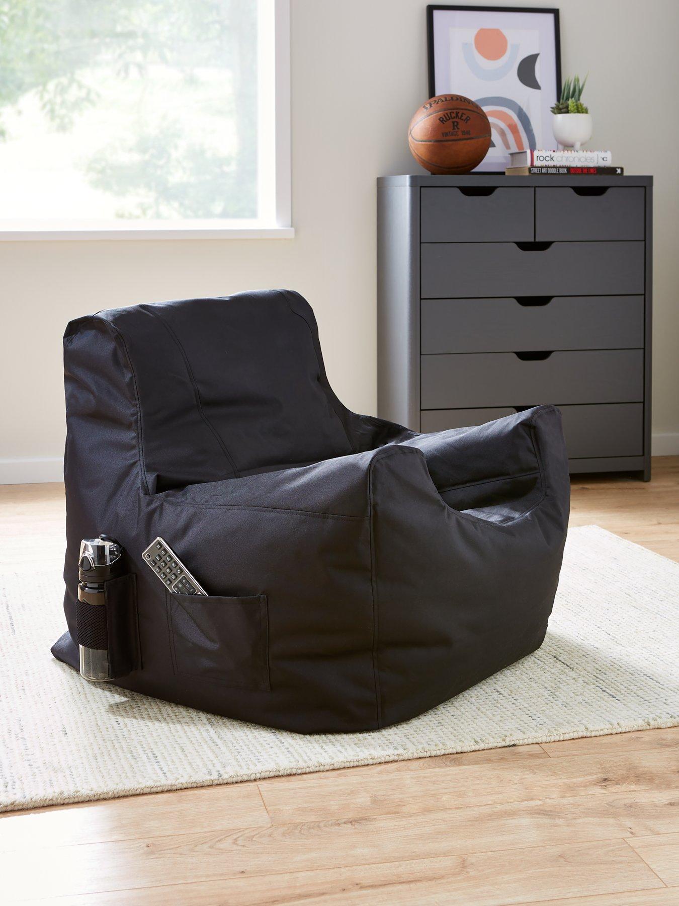 kaikoo-teenage-beanbag-chair-ndash-black