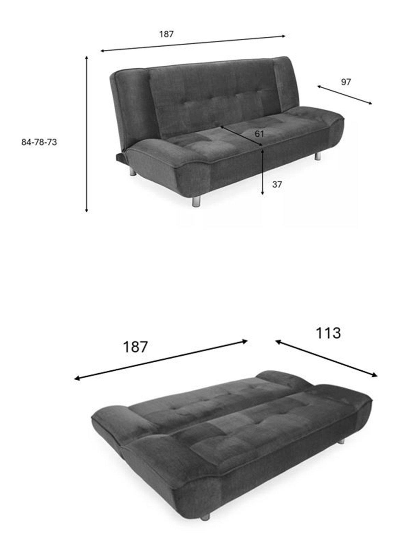 Image 6 of 7 of The Very Collection New Lima Fabric&nbsp;Sofa&nbsp;Bed&nbsp;- FSC Certified