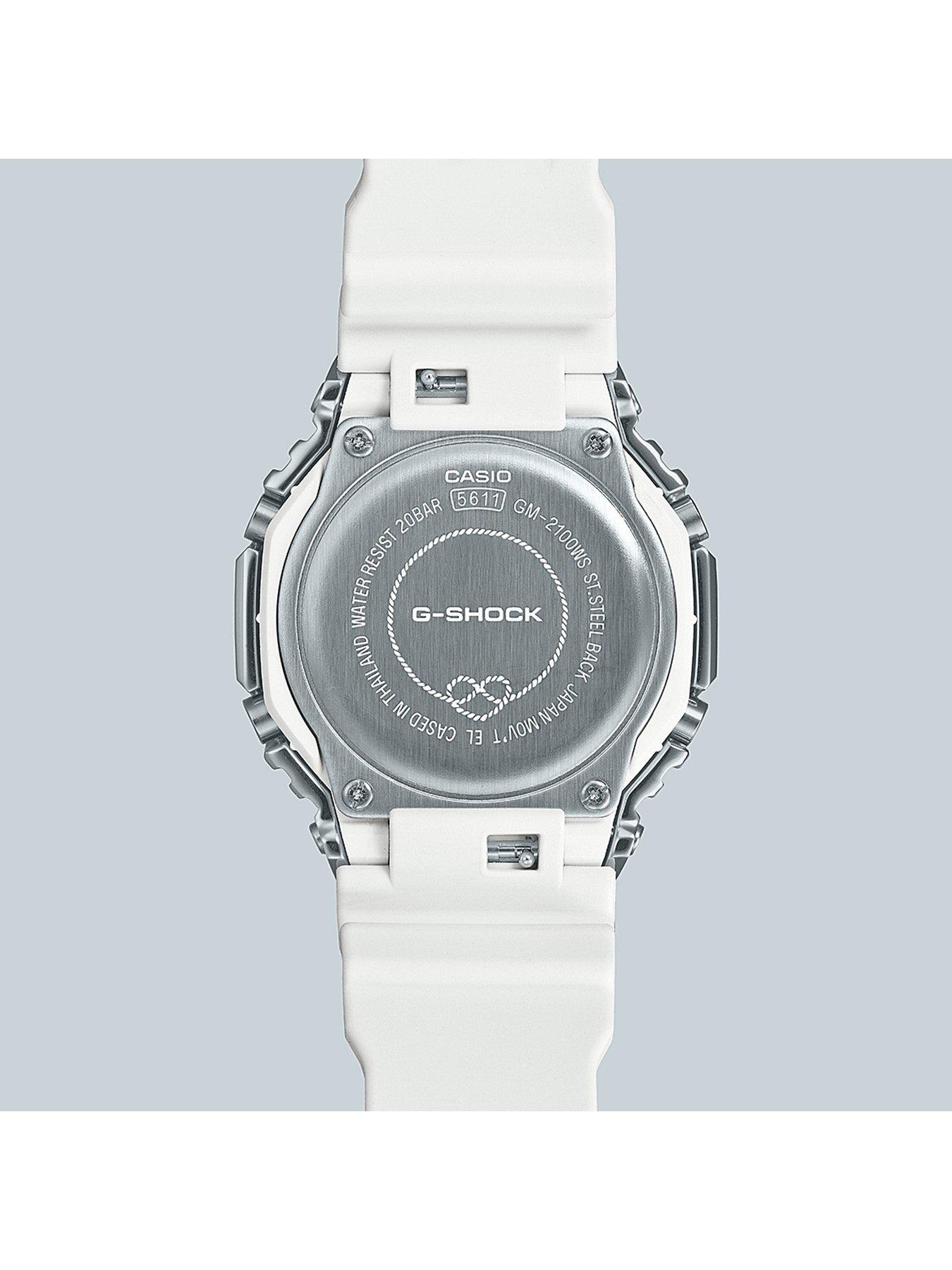 casio-g-shock-gm-2100ws-7aer-metal-covered-blue-dial-white-resin-watchdetail