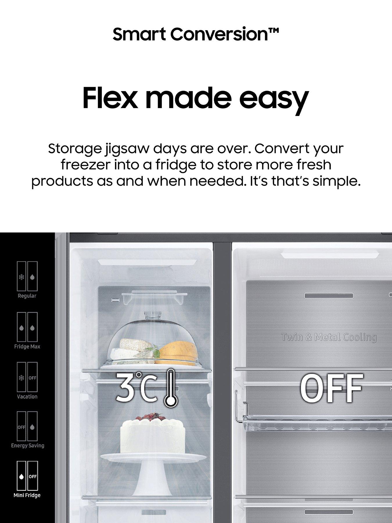 Image 4 of 8 of Samsung Series 7 RS67A8811B1/EU American Style Fridge Freezer with SpaceMax Technology - Black