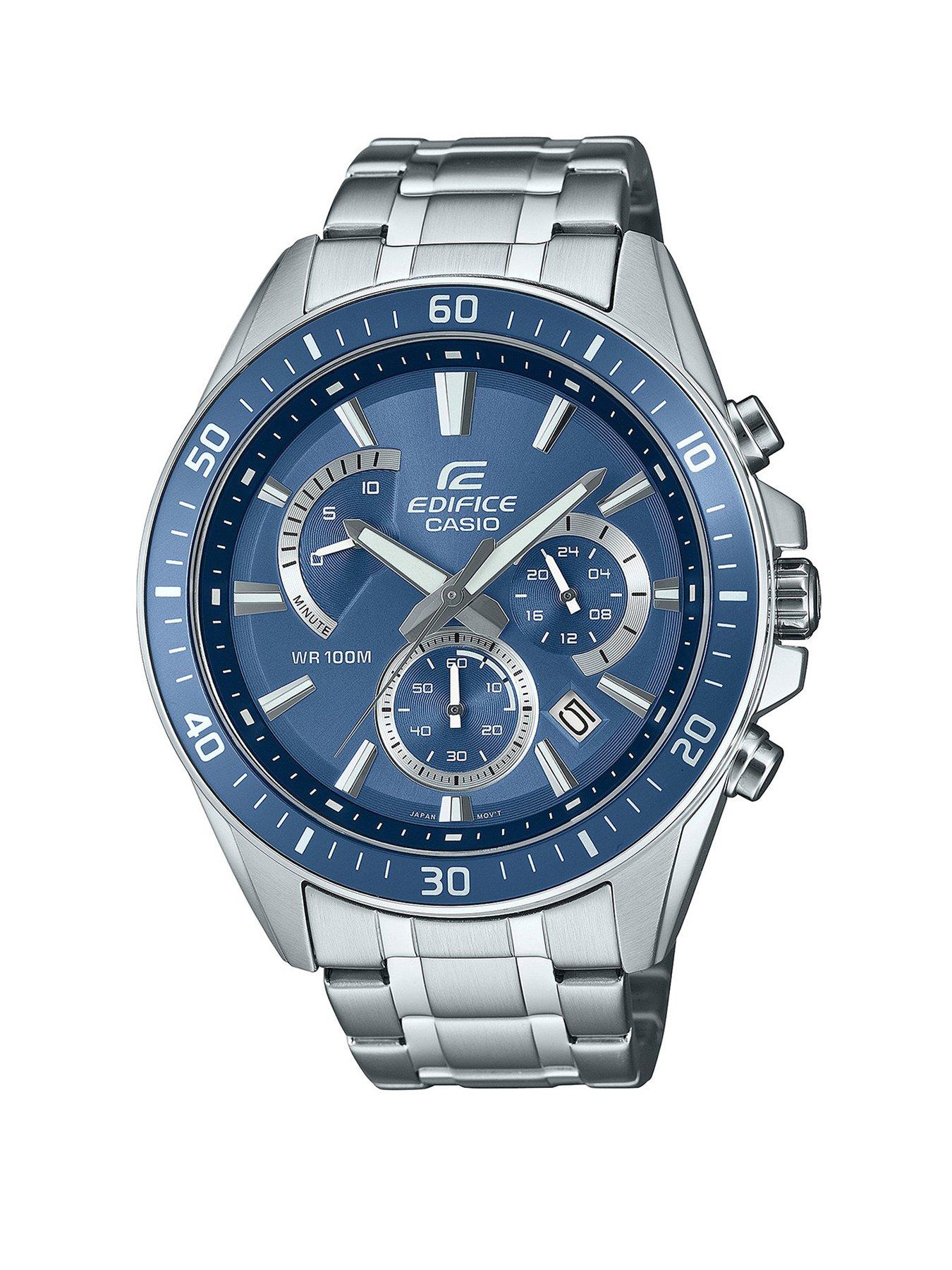 Casio Casio Edifice EFR-552D-2AVUEF Stainless Steel Blue Dial Watch