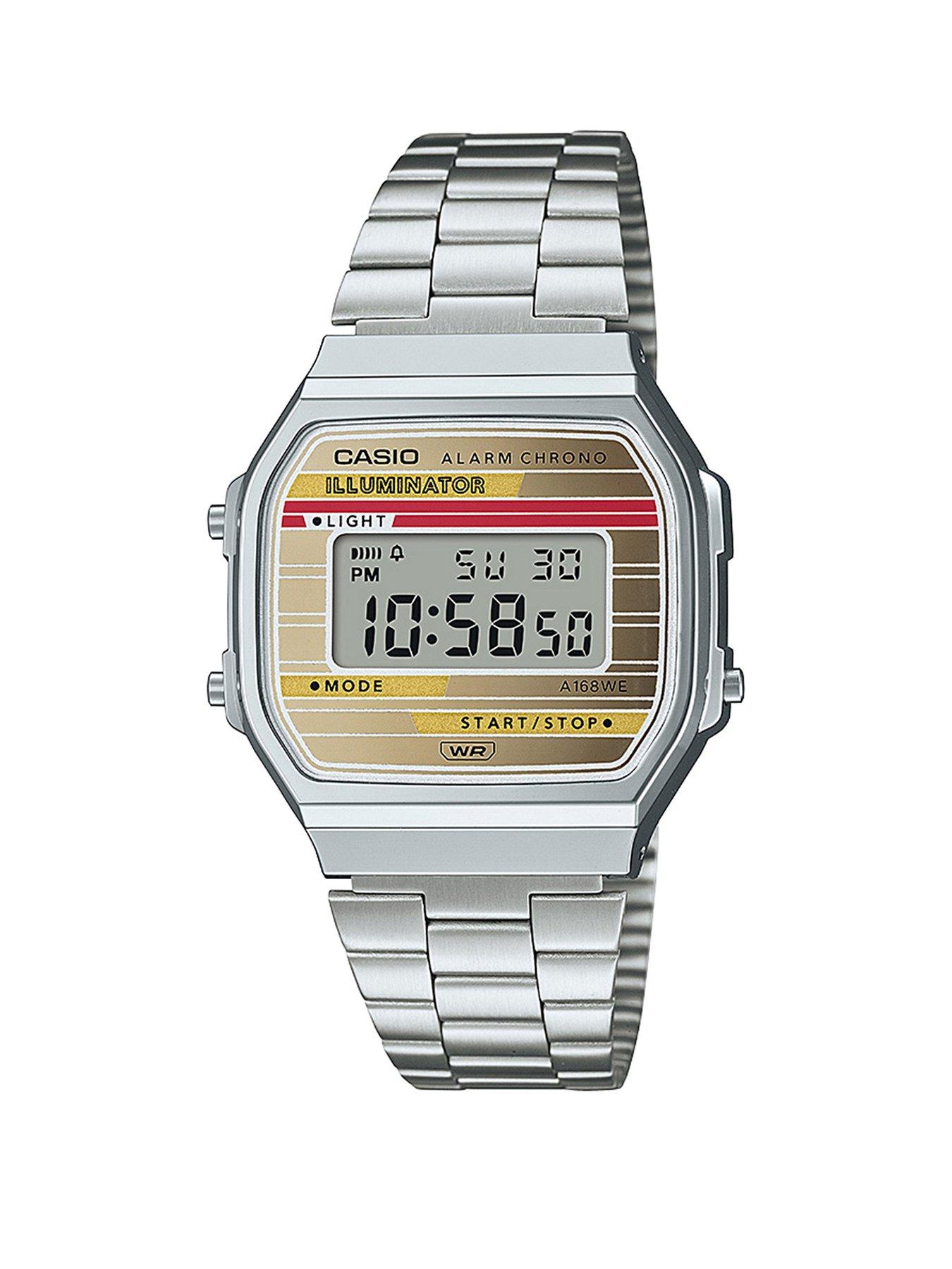 Image 1 of 3 of Casio Casio A168WEHA-9AEF Stainless Steel Bracelet Watch