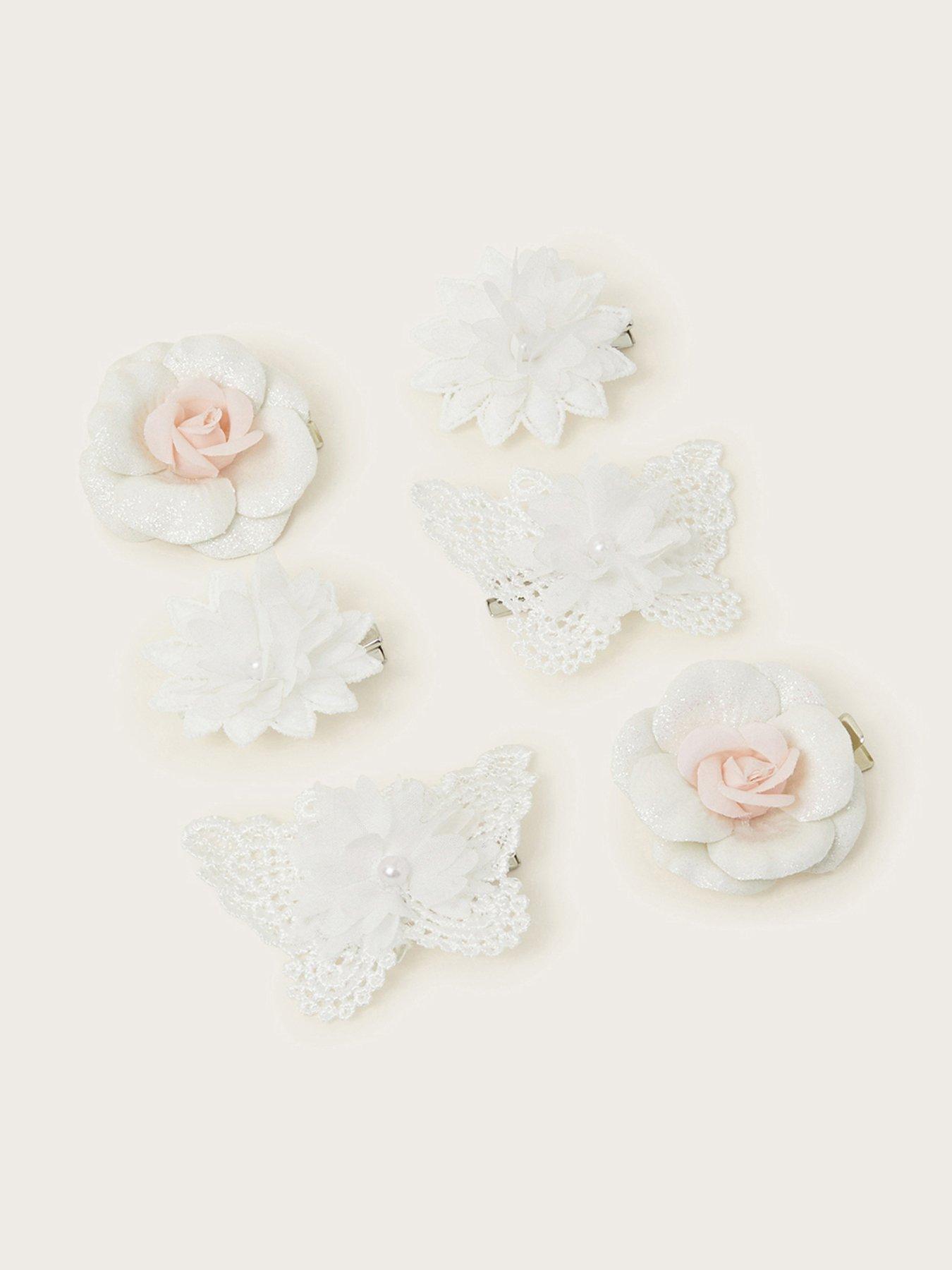 monsoon-girls-6-pack-bridesmaid-clips-ivory