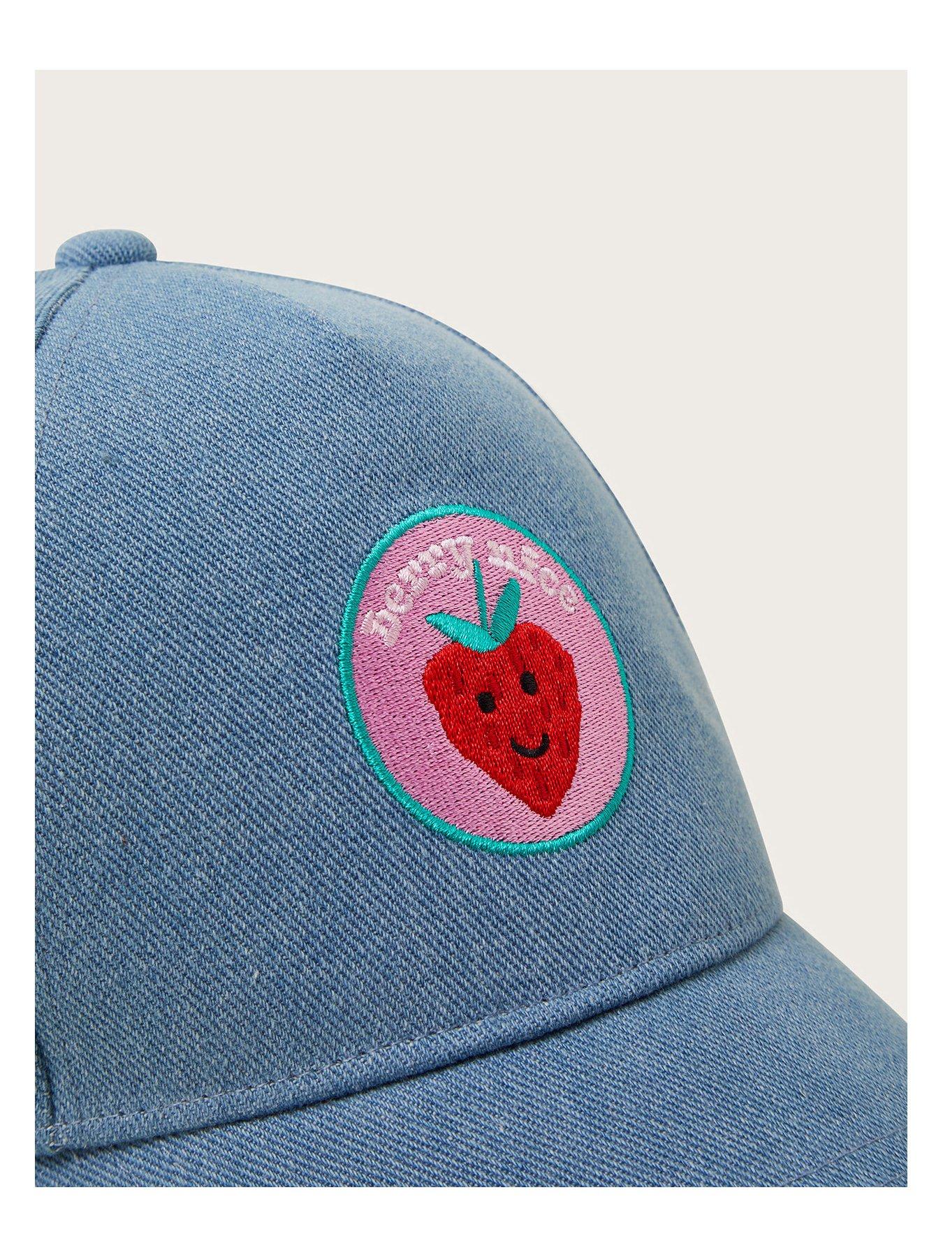 Image 3 of 3 of Monsoon Girls Washed Denim Cap - Blue