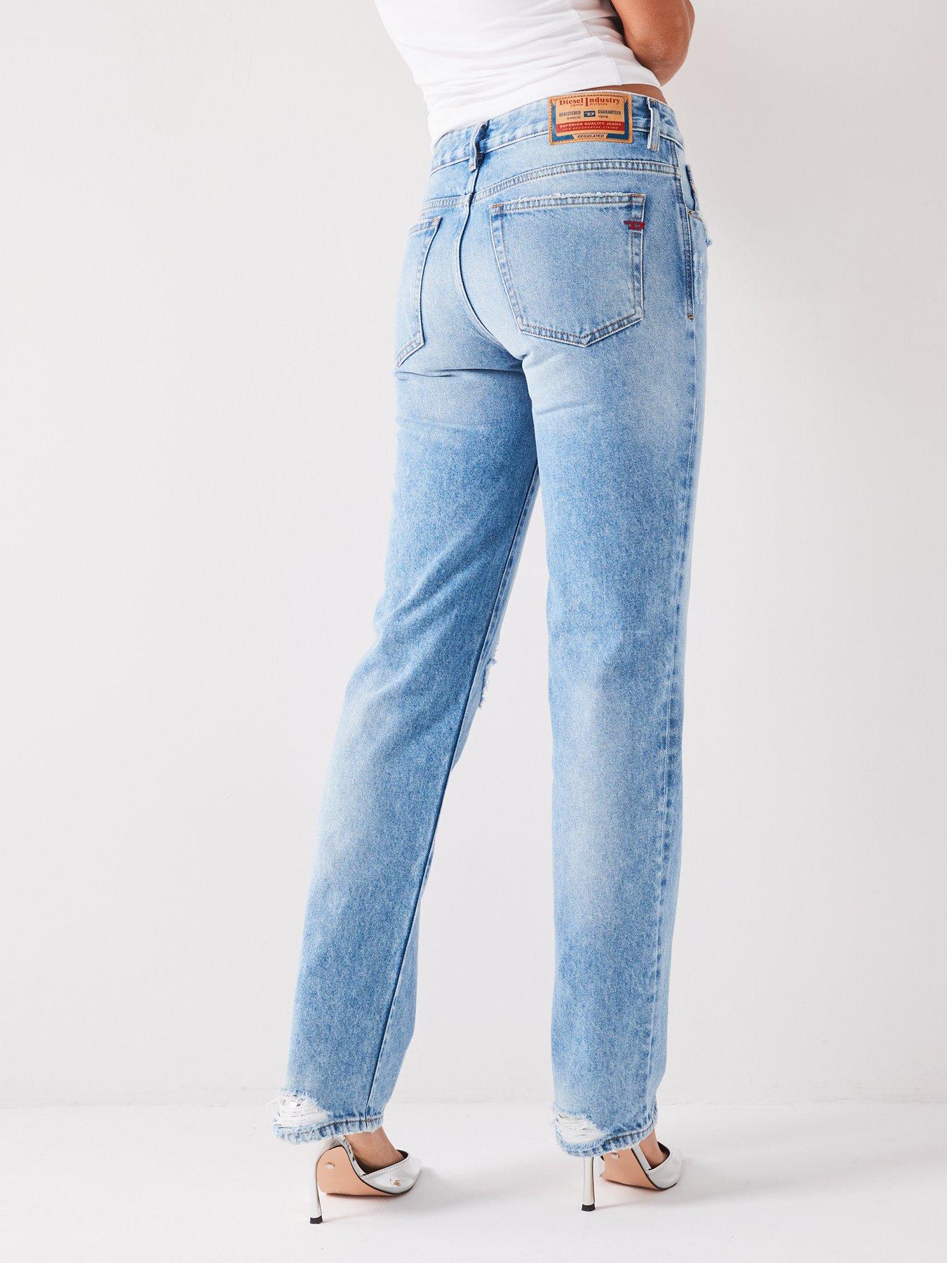 Image 2 of 6 of Diesel D-Mine Straight Fit Jeans - Blue