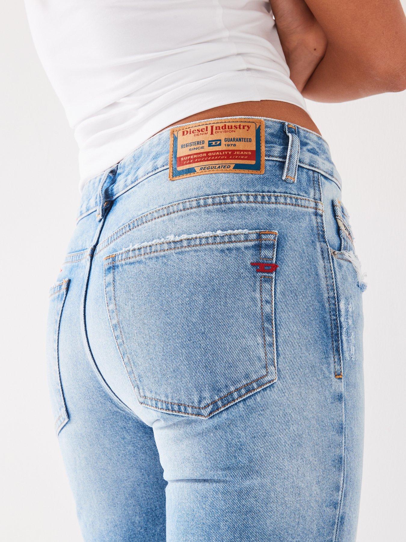 Image 4 of 6 of Diesel D-Mine Straight Fit Jeans - Blue