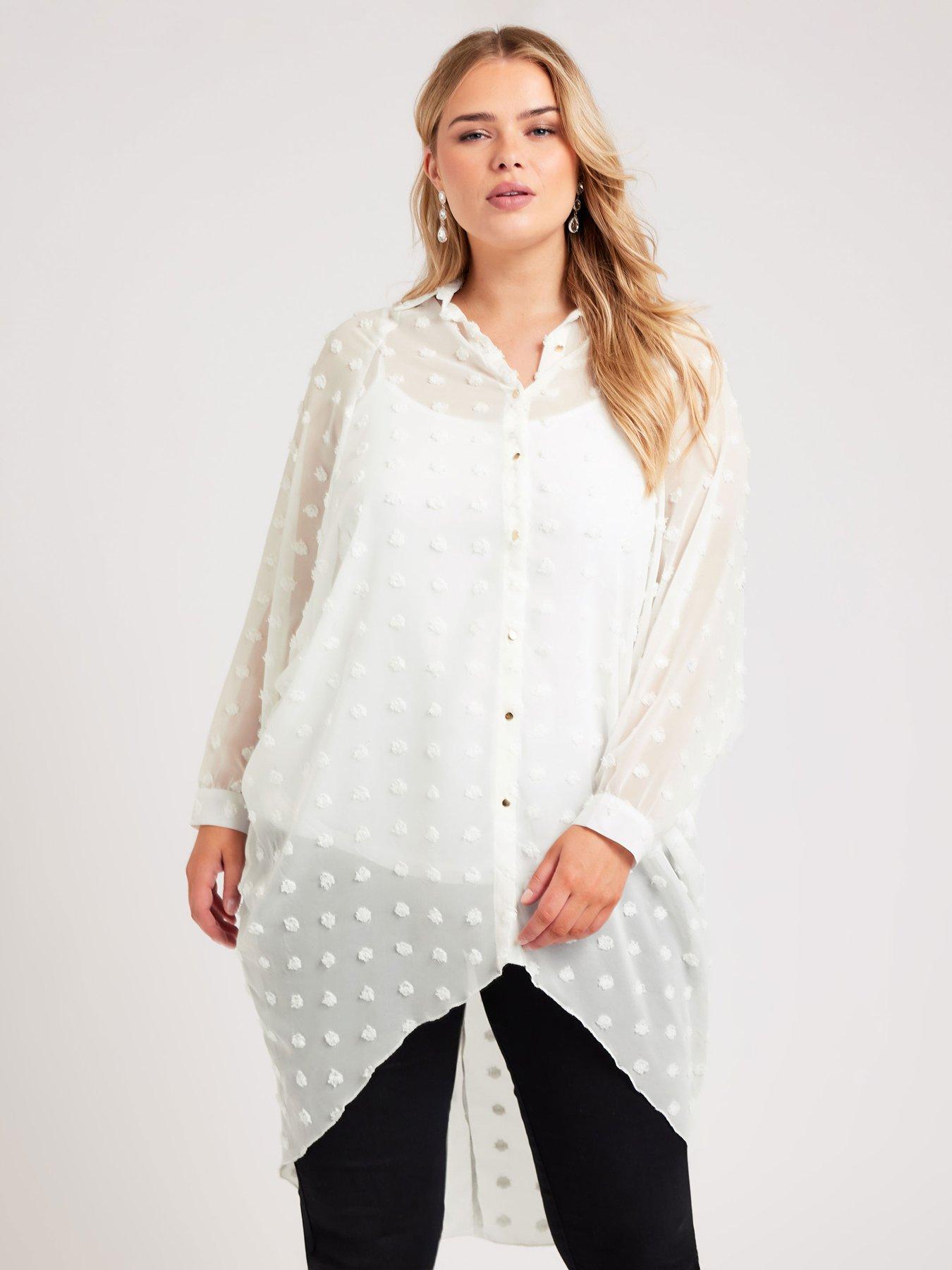 yours-curve-batwing-long-shirt-whitefront