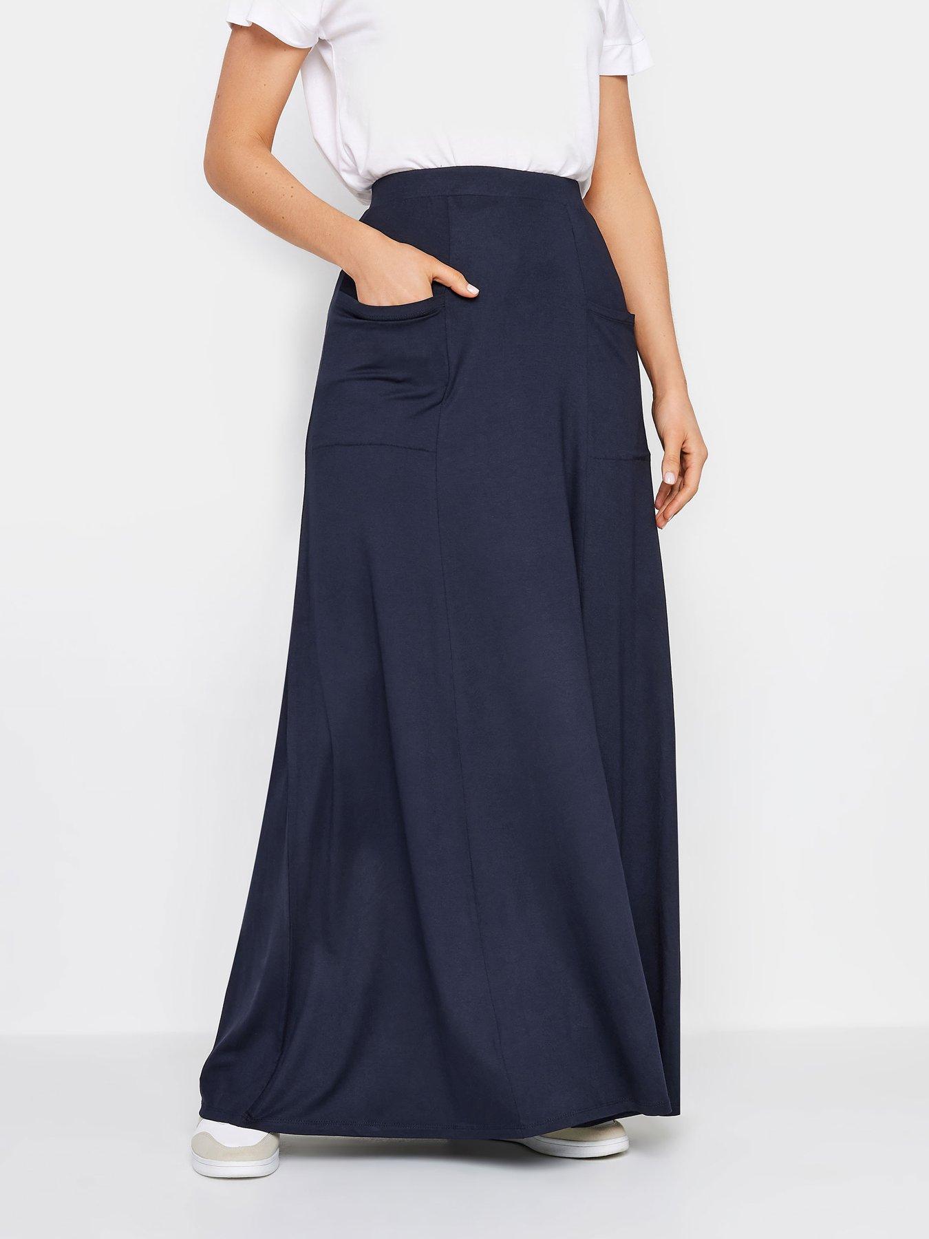 long-tall-sally-tall-navy-fit-and-flare-skirt