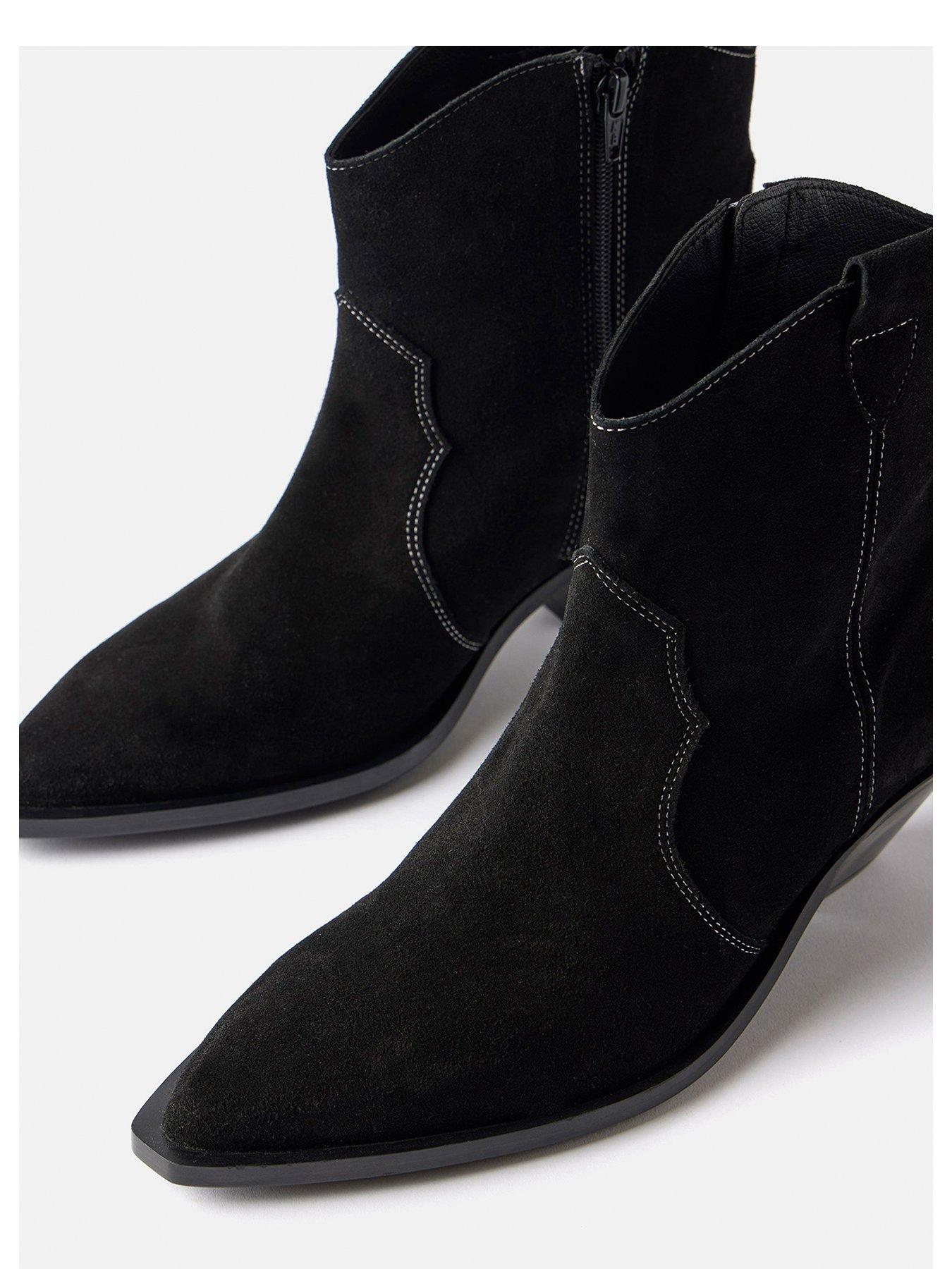 mint-velvet-gae-black-suede-ankle-bootsstillFront