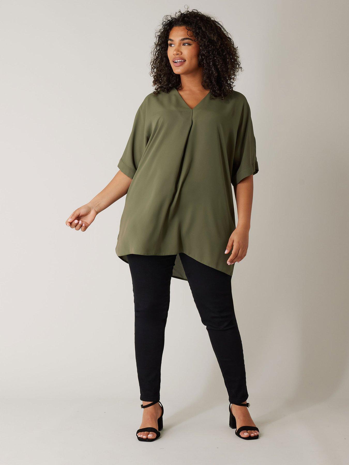 evans-v-neck-blouse-greenback