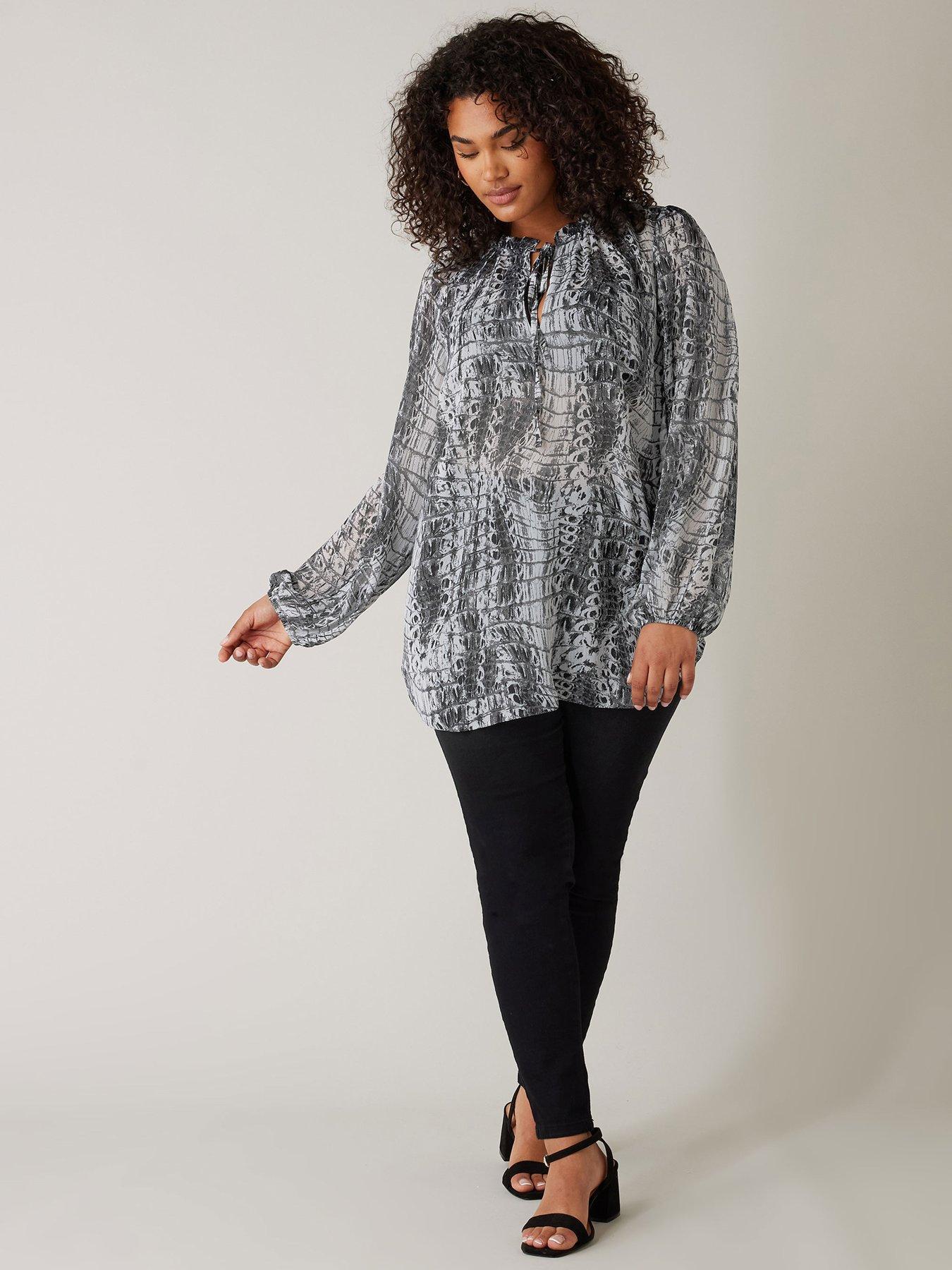 evans-tie-neck-long-sleeve-blouse-blackback