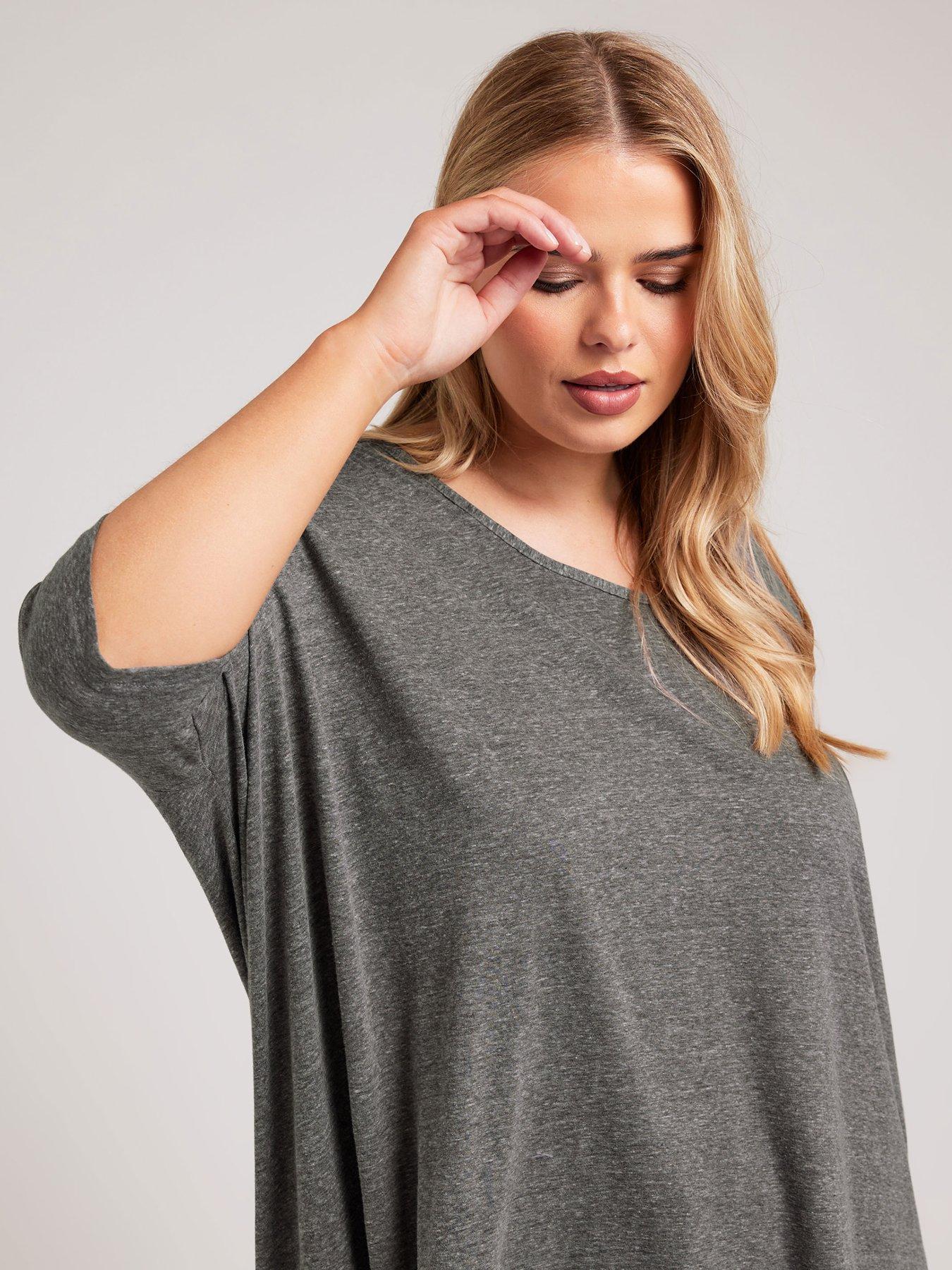 yours-curve-long-back-batwing-tunic-greyoutfit