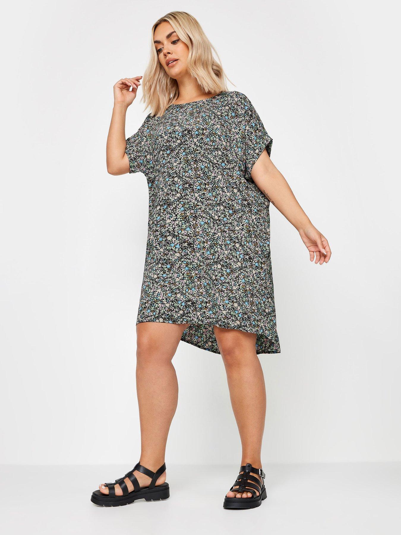 yours-curve-shift-dress-blackfront