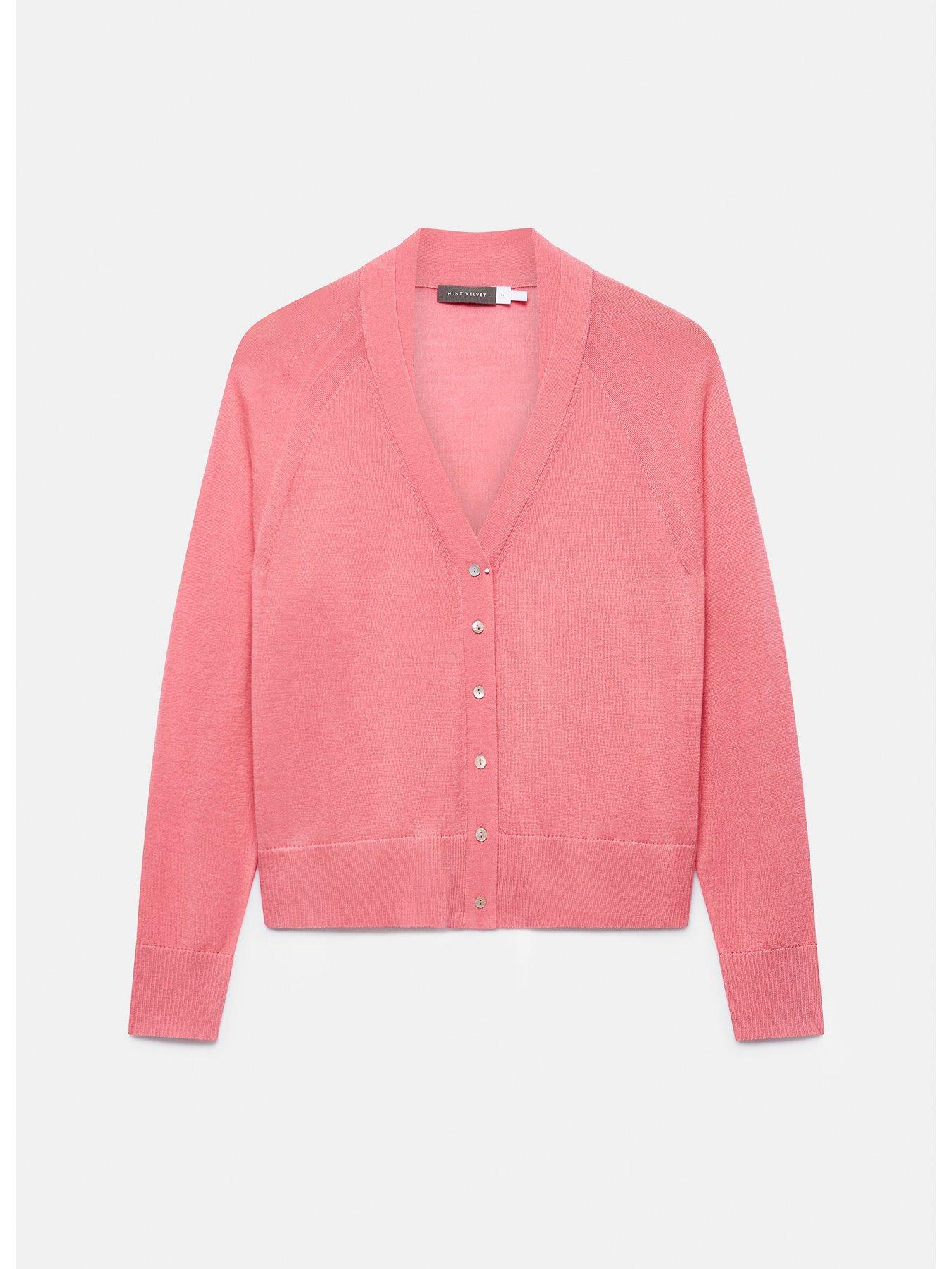 mint-velvet-pink-button-up-cardigandetail