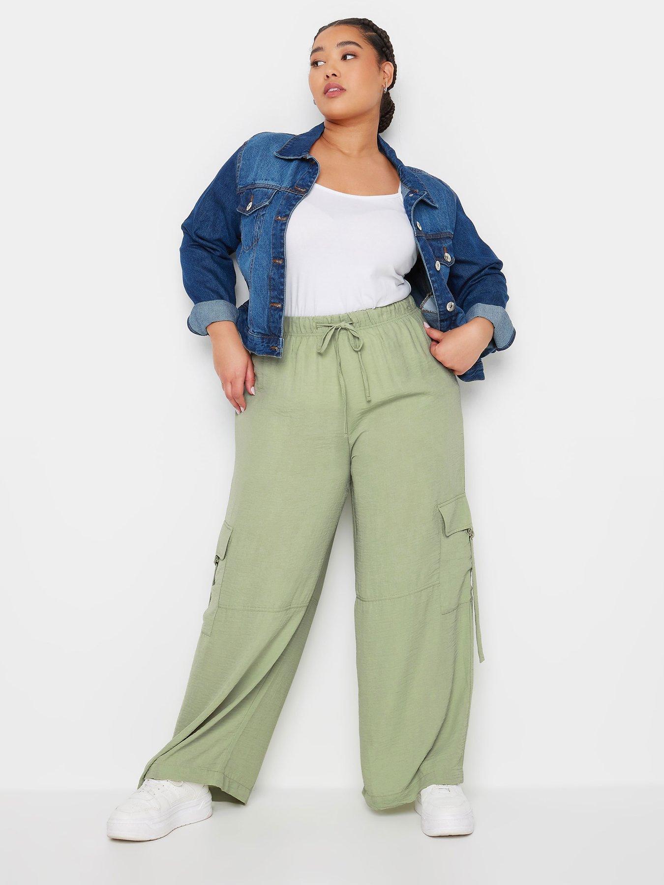 yours-curve-washed-twill-d-ring-wide-leg-trouser-sageback