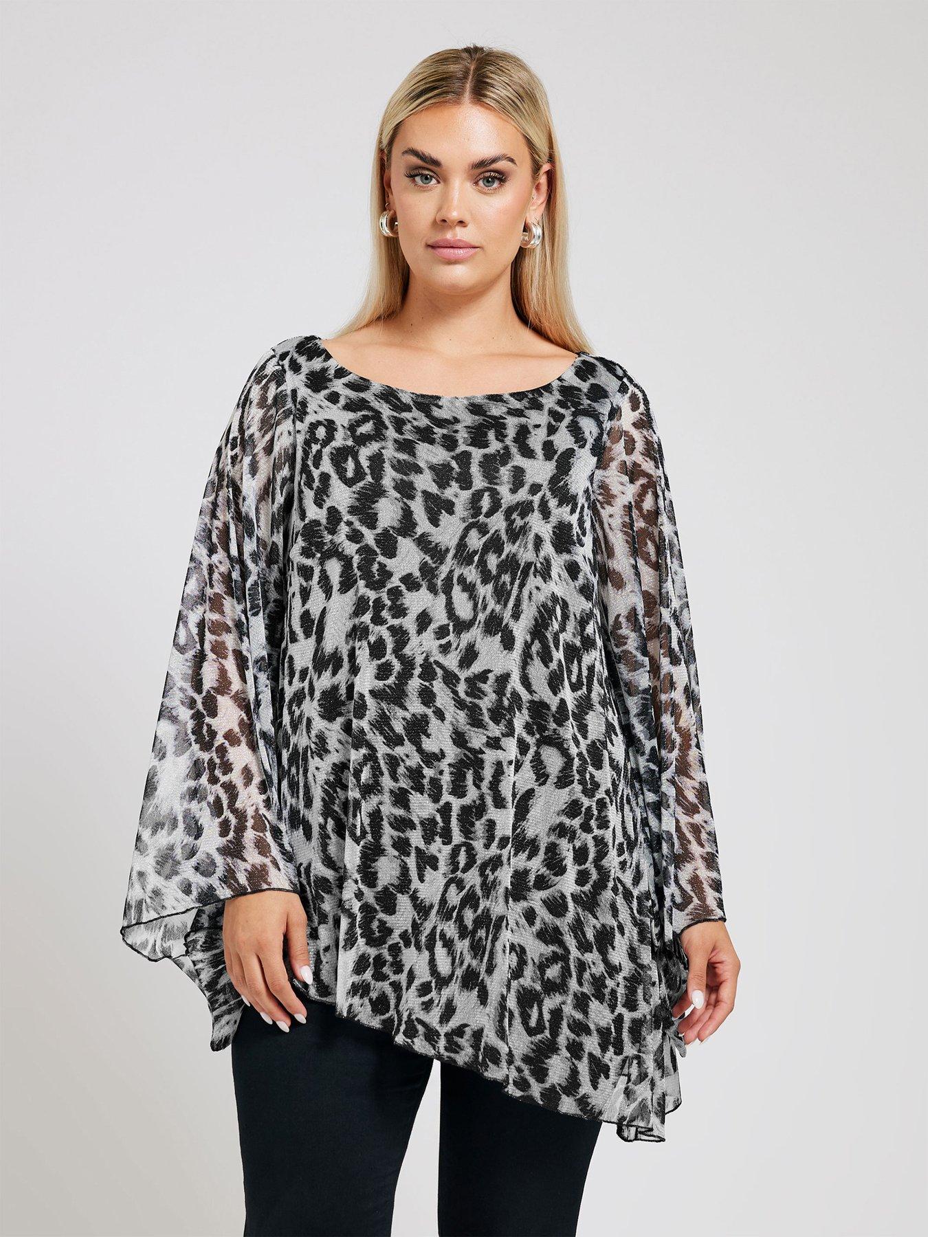 yours-curve-long-sleeve-asymmetric-hem-blouse-grey-animal-print