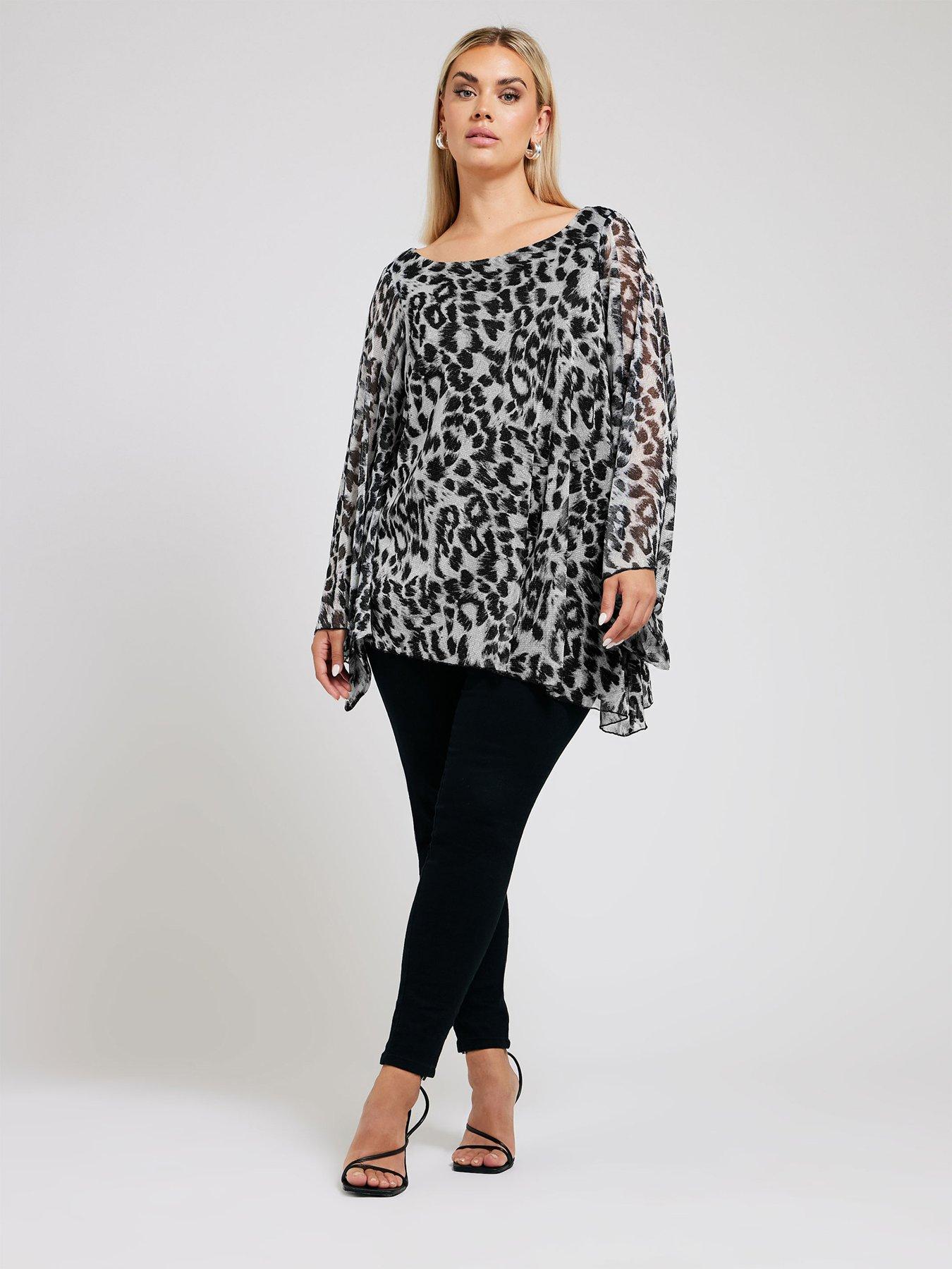 yours-curve-long-sleeve-asymmetric-hem-blouse-grey-animal-printback