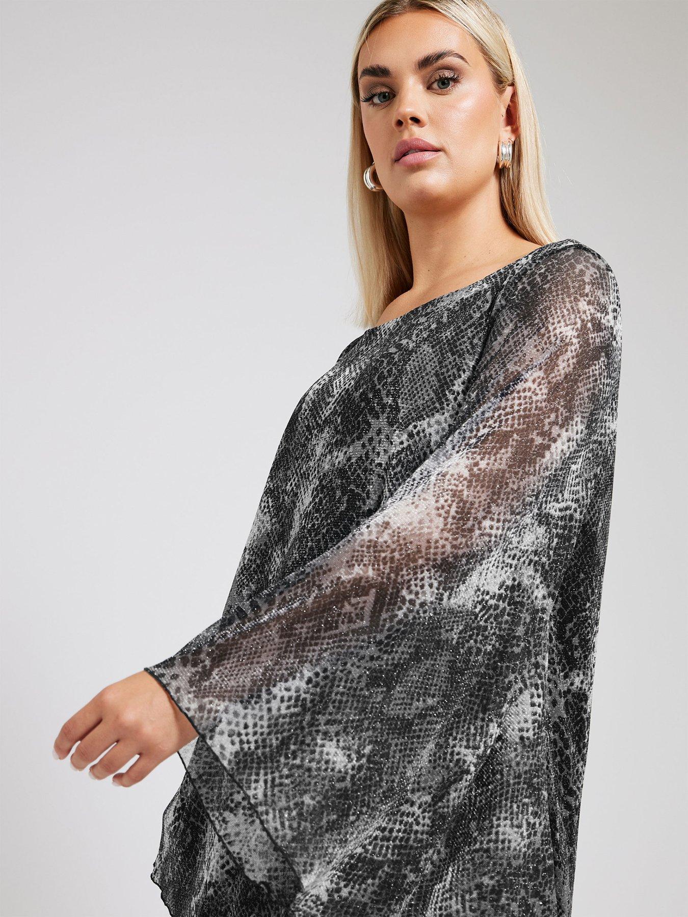 yours-curve-long-sleeve-asymmetric-hem-blouse-grey-snakeprintoutfit