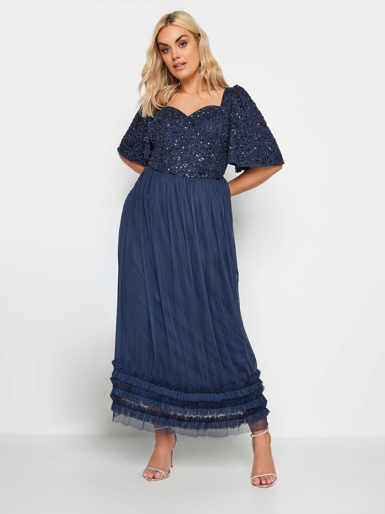 yours-curve-luxe-sequin-ruffle-hem-maxi-dress