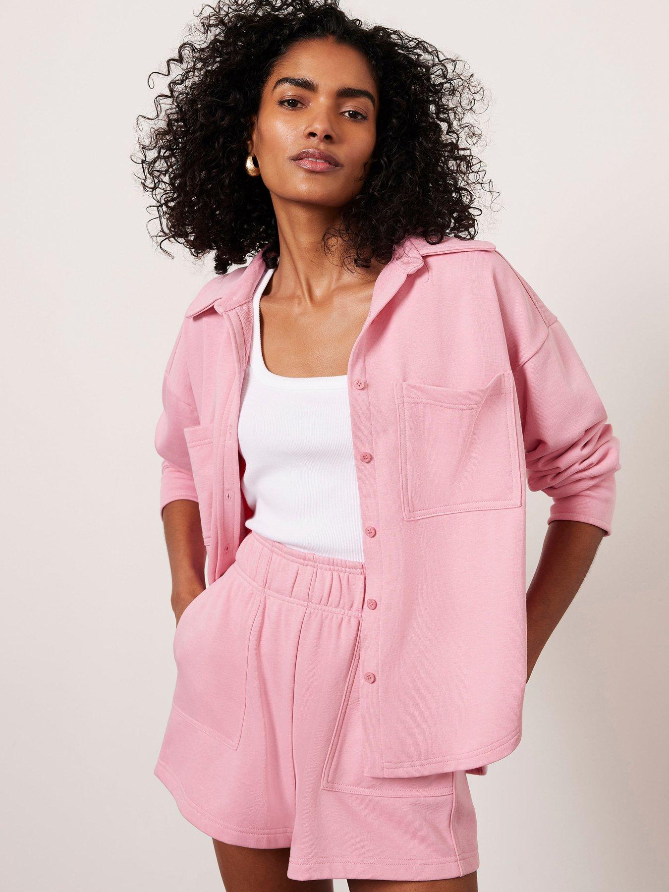 Mint Velvet Pink Seamed Detail Sweatshirt | Very Ireland