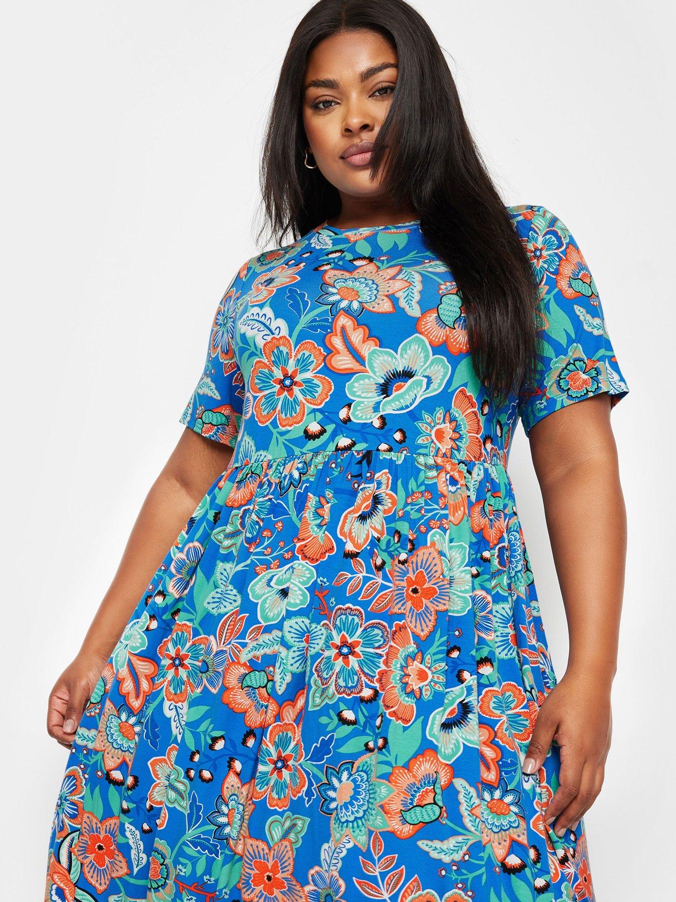 yours-curve-throw-on-smock-dress-blue-summer-block-floraloutfit