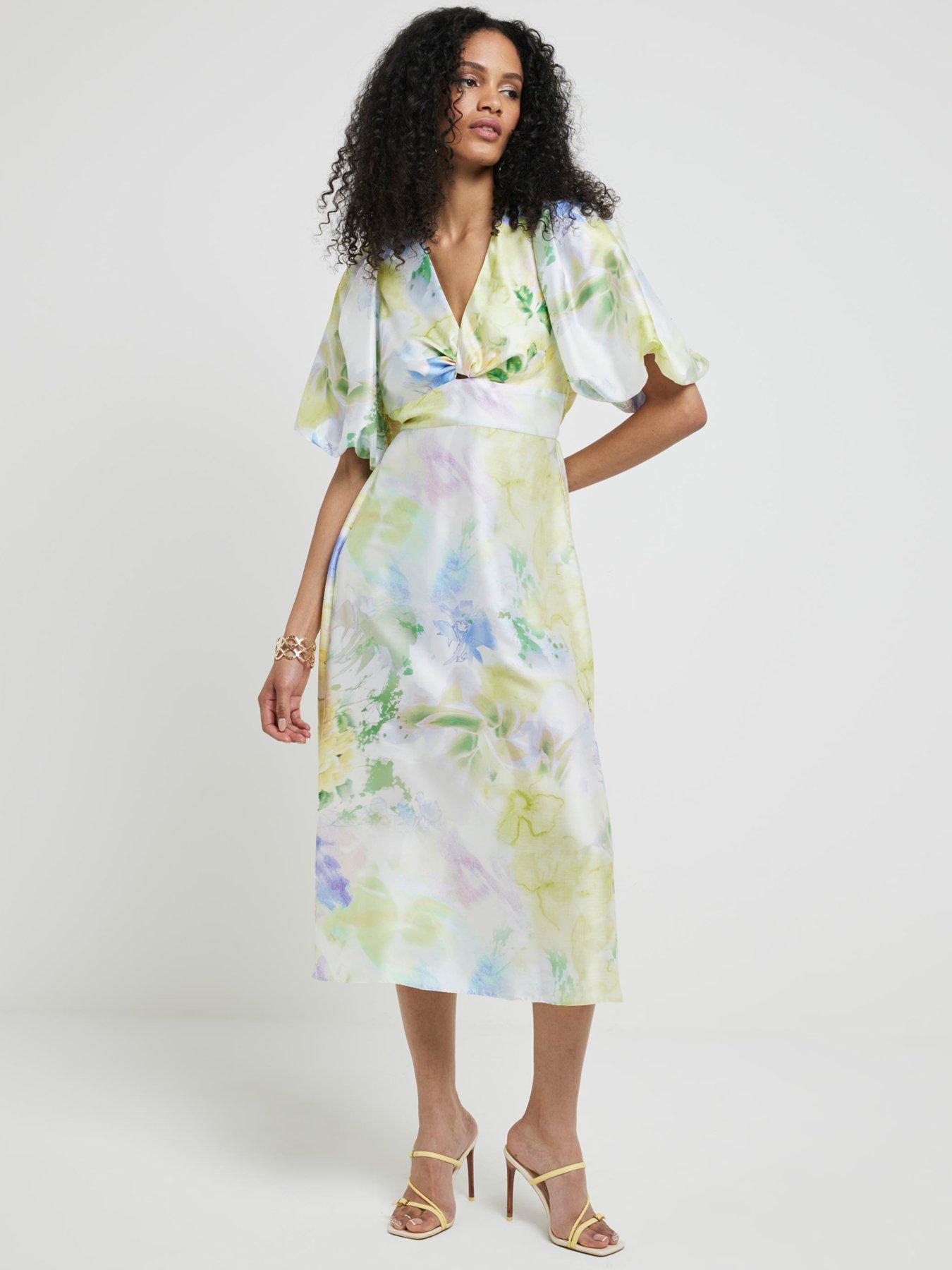 river-island-puff-sleeve-twist-dress-yellowstillFront