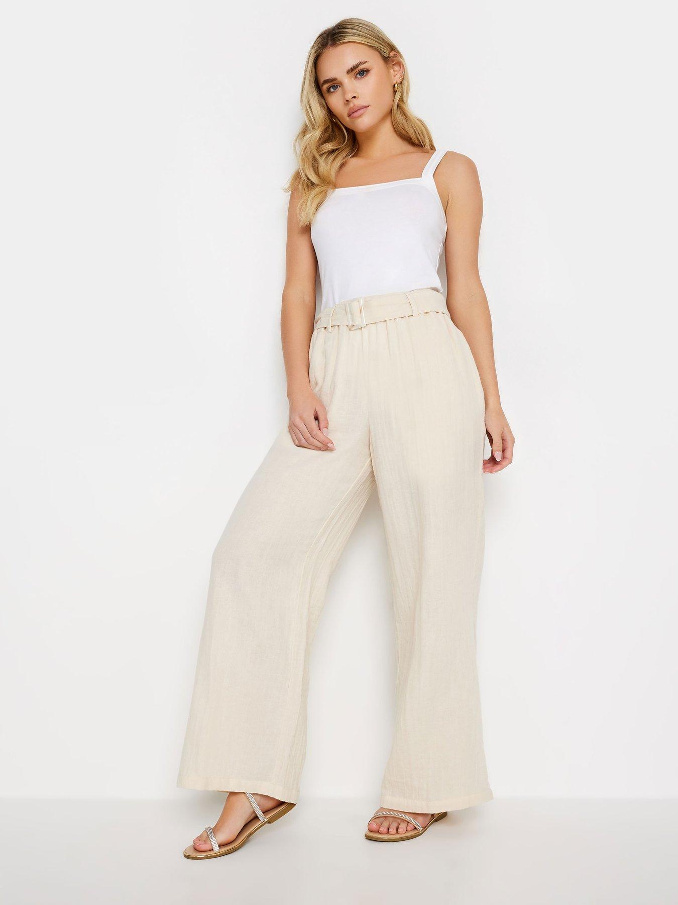 pixiegirl-petite-double-cheese-cloth-trouser-beigeback