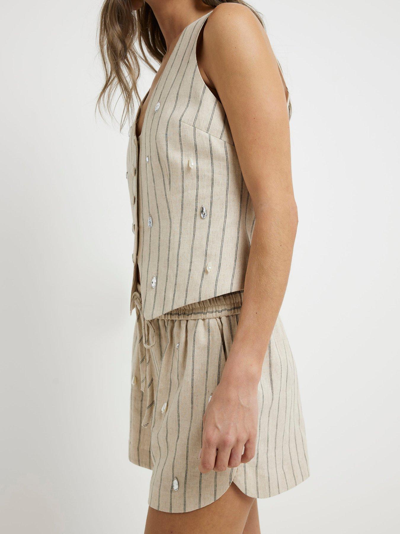 river-island-embellished-stripe-waistcoat-creamback