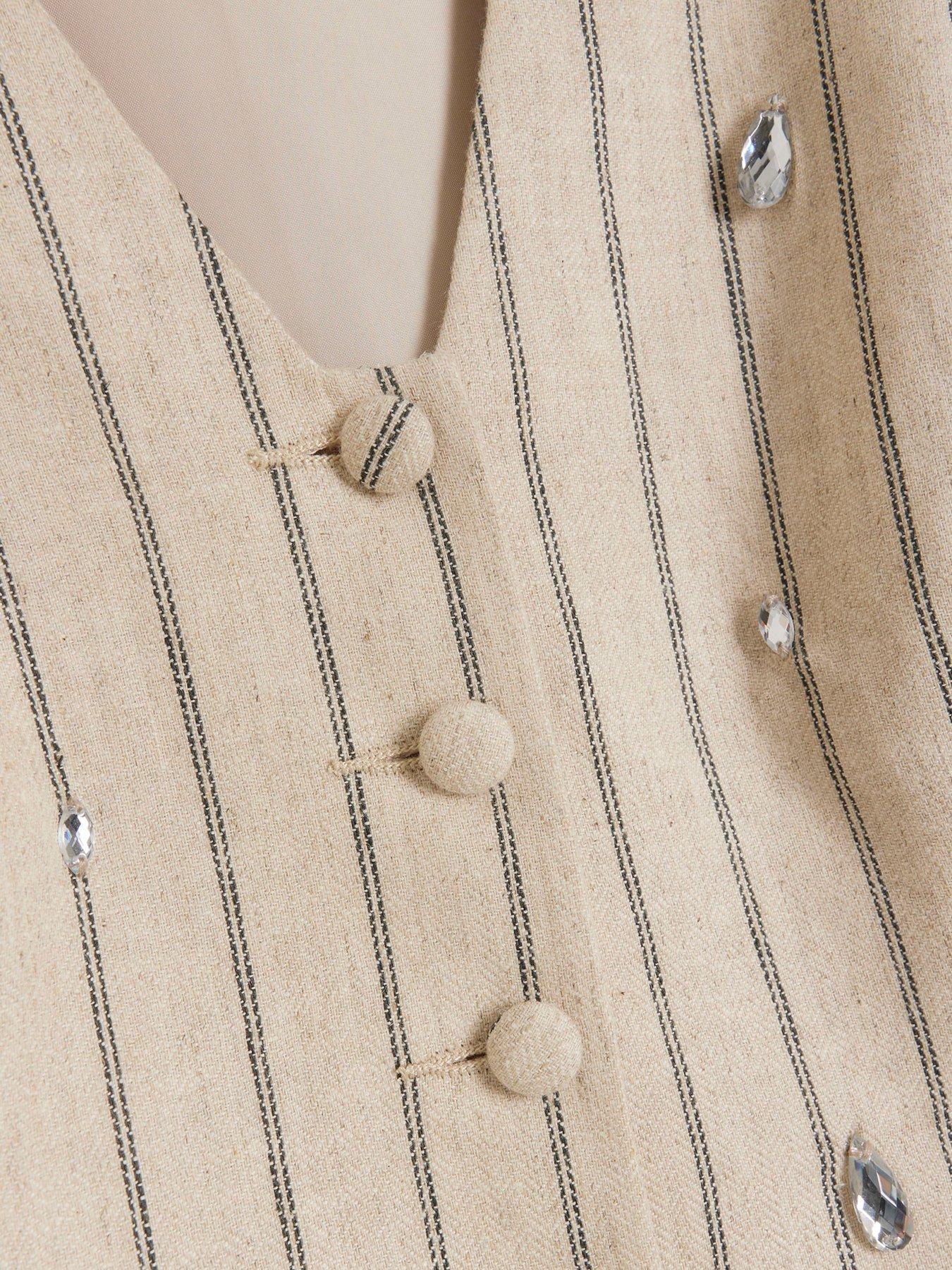 river-island-embellished-stripe-waistcoat-creamdetail