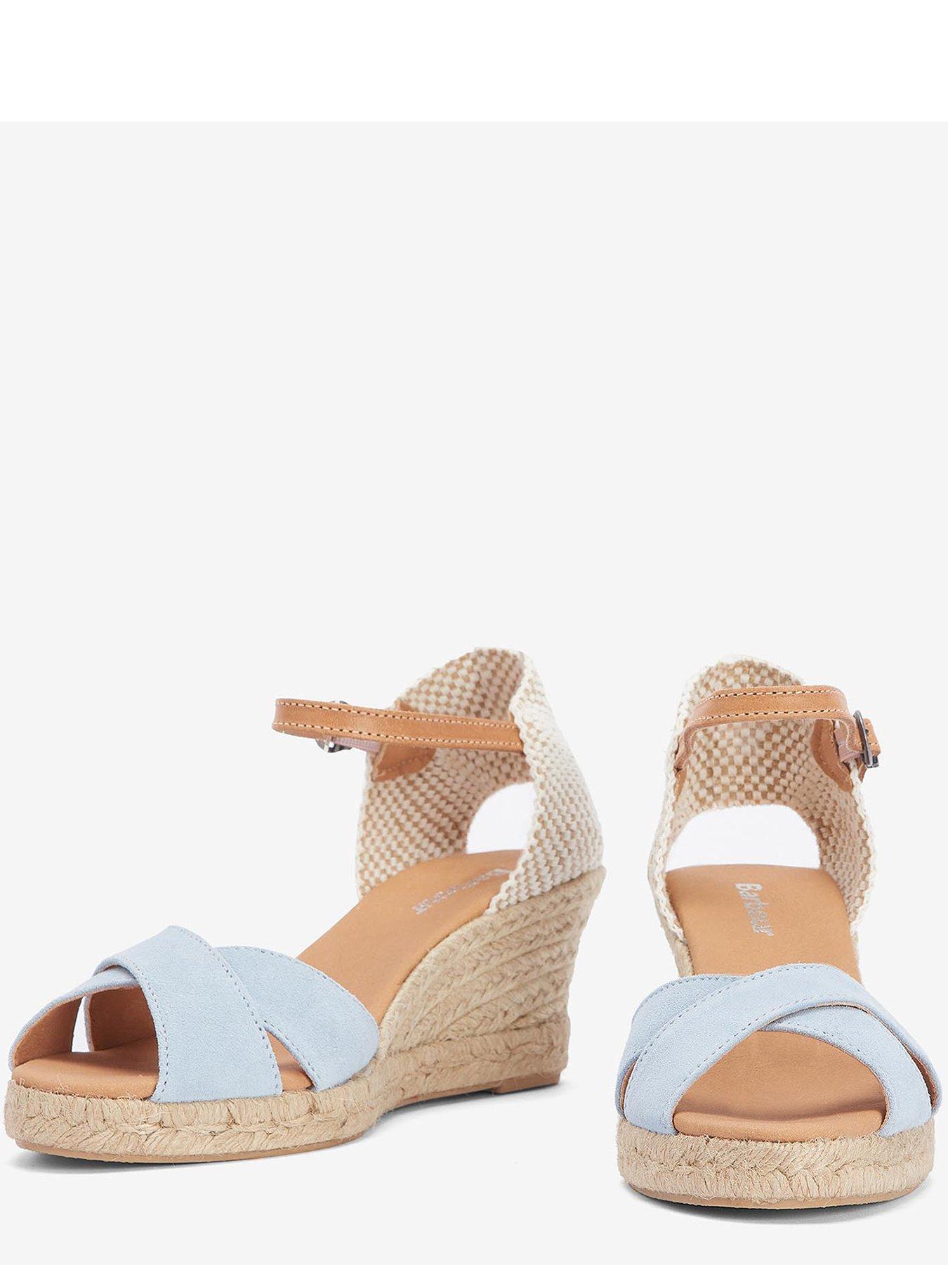 barbour-falmouth-criss-cross-espadrille-wedge-bluestillFront