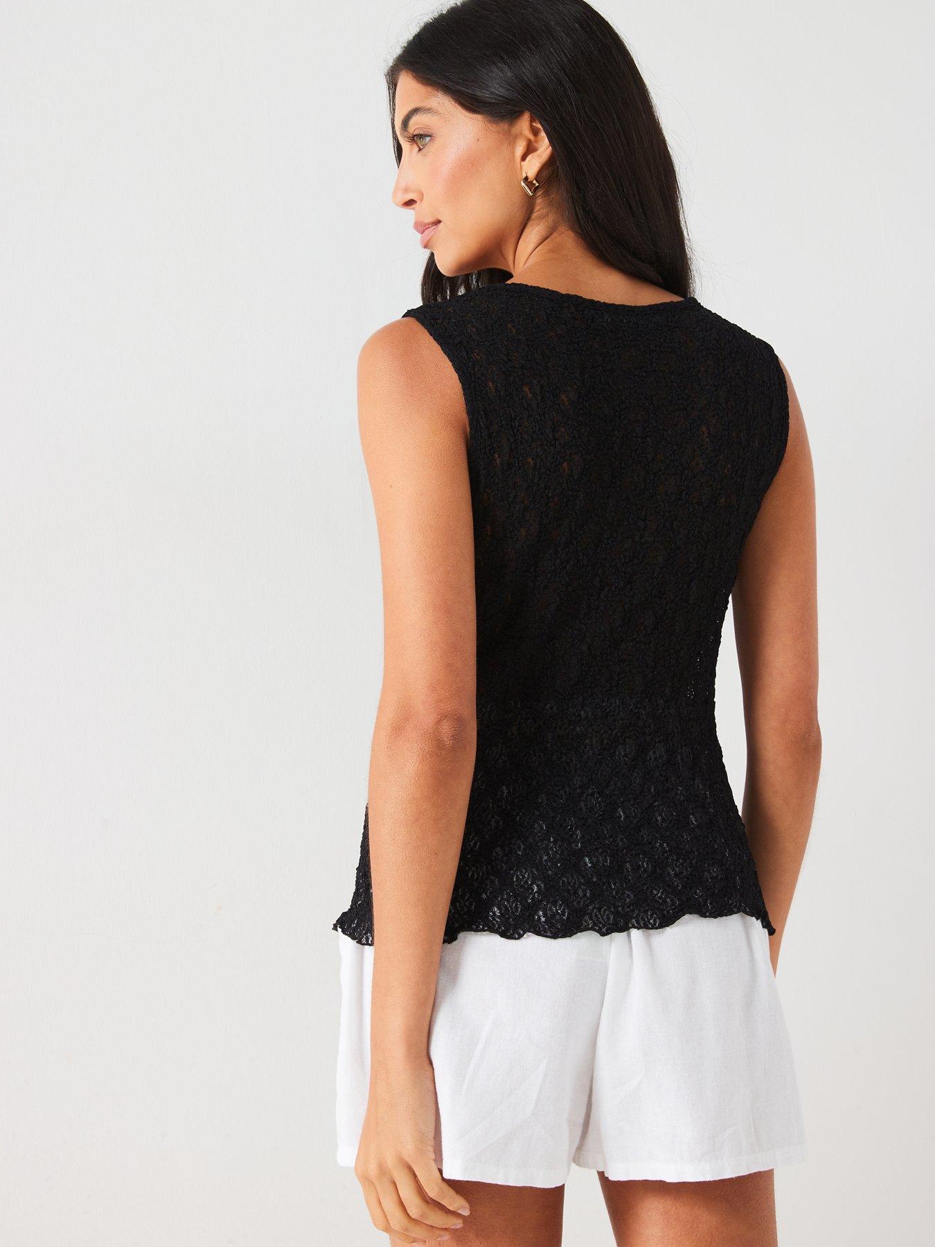 v-by-very-lace-sleeveless-top-blackstillFront