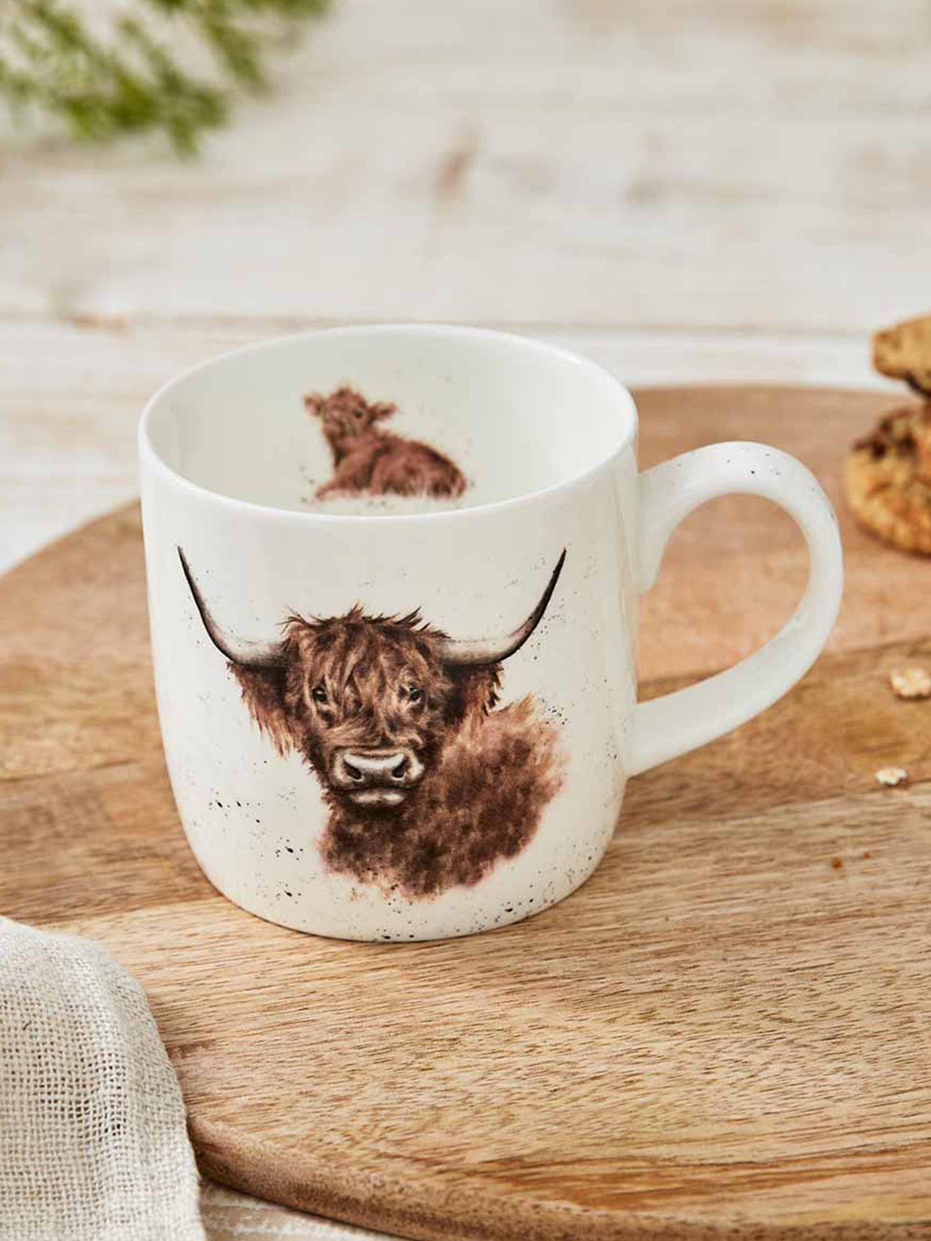 royal-worcester-wrendale-highland-cow-mug