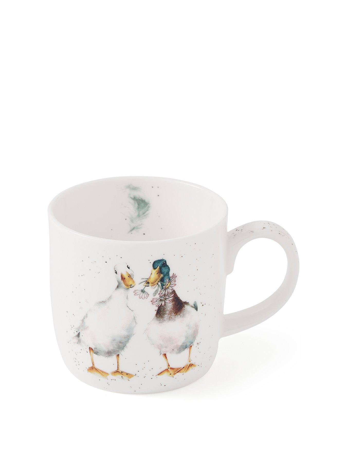 Image 2 of 7 of ROYAL WORCESTER Wrendale Duck Love Mug