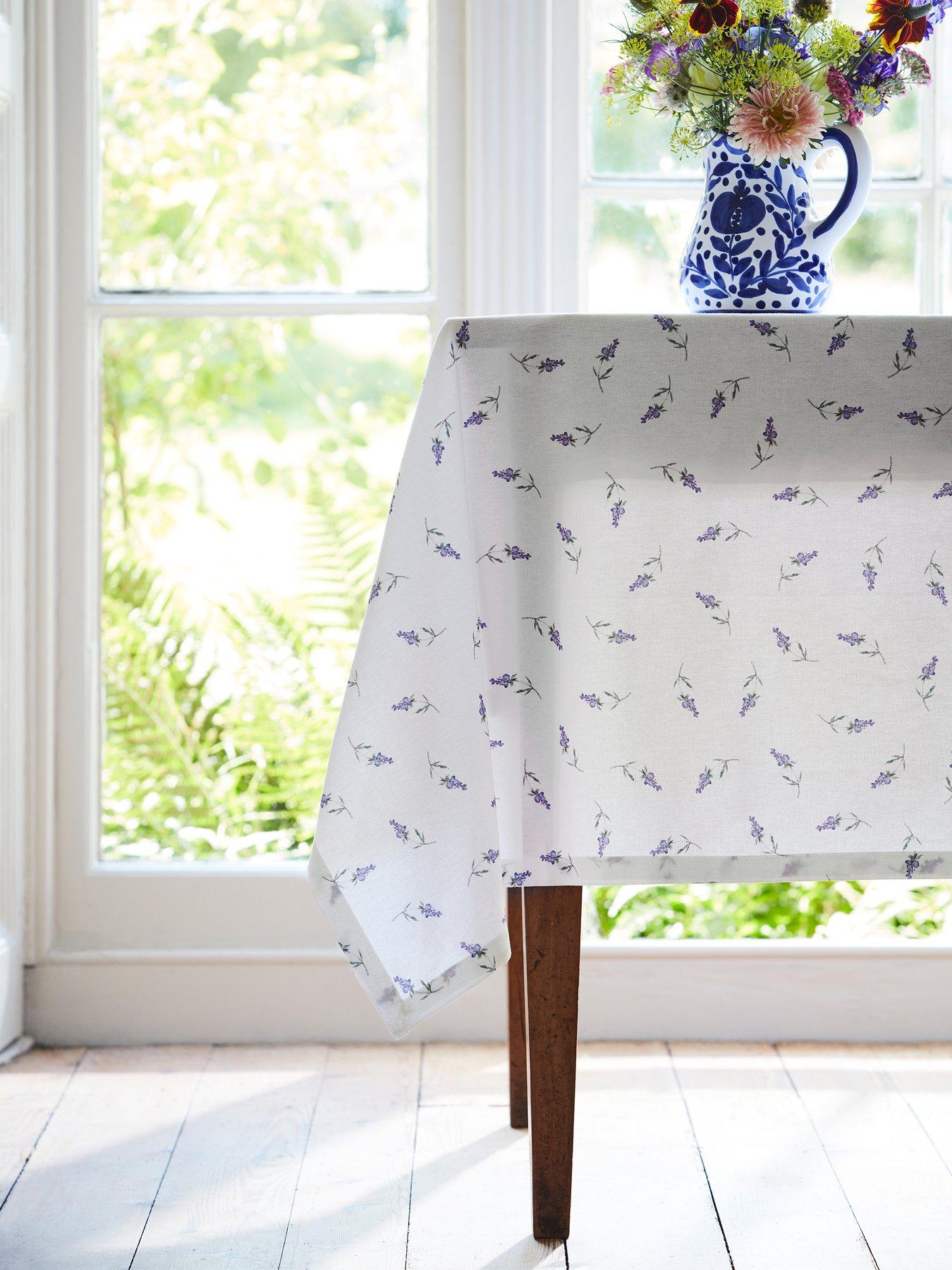 undefined Sophie Conran for Portmeirion Lavandula Cotton Tablecloth – 140 x 180 cm