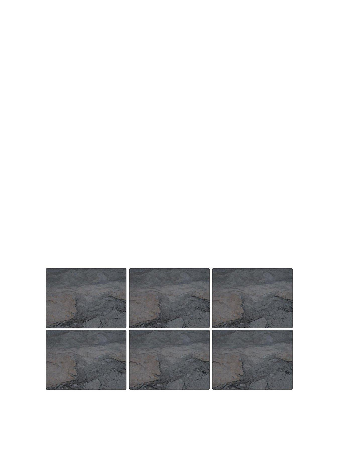 Portmeirion Midnight Slate Placemats - Set Of 6