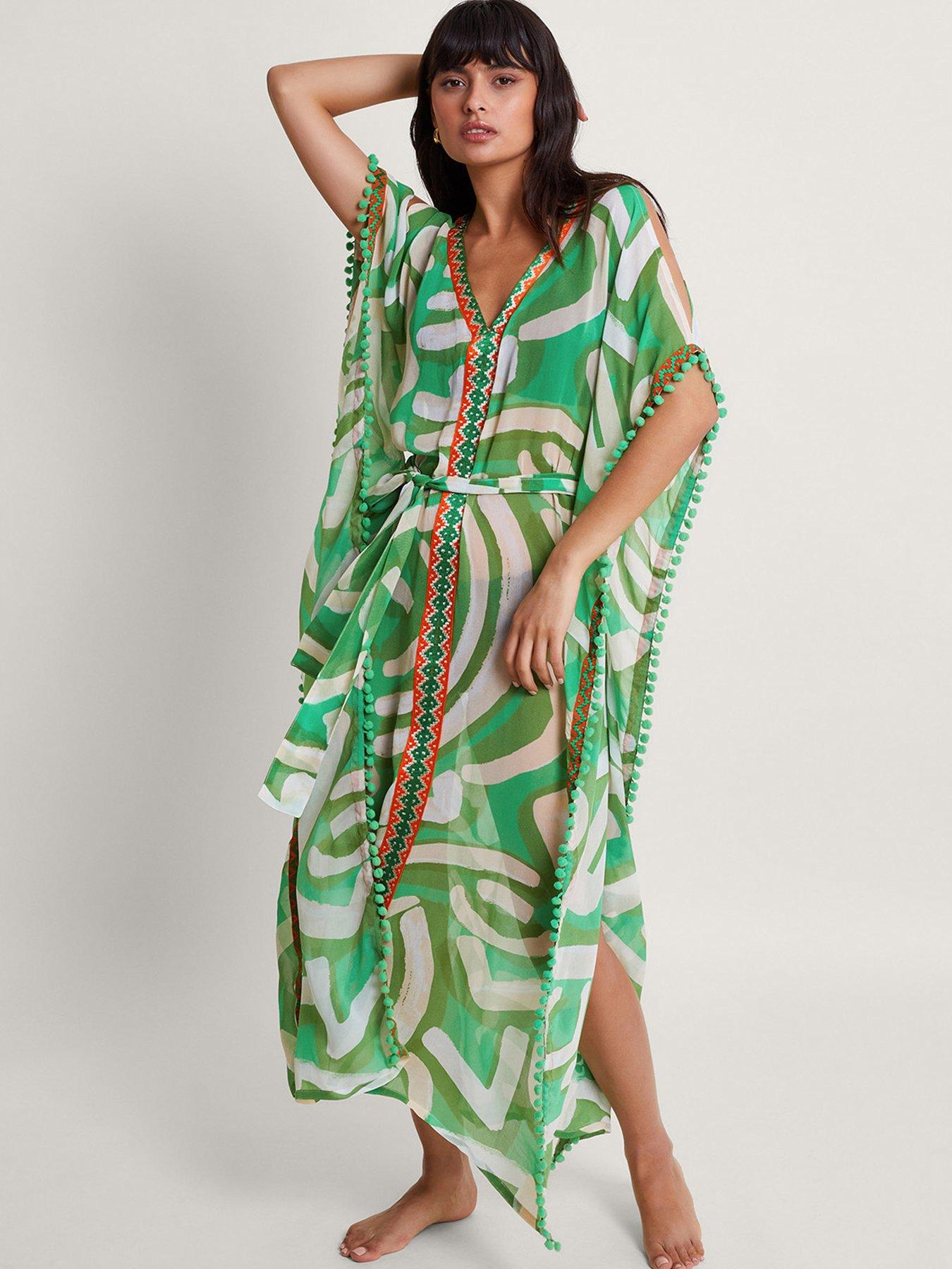 monsoon-posy-maxi-kaftan-green