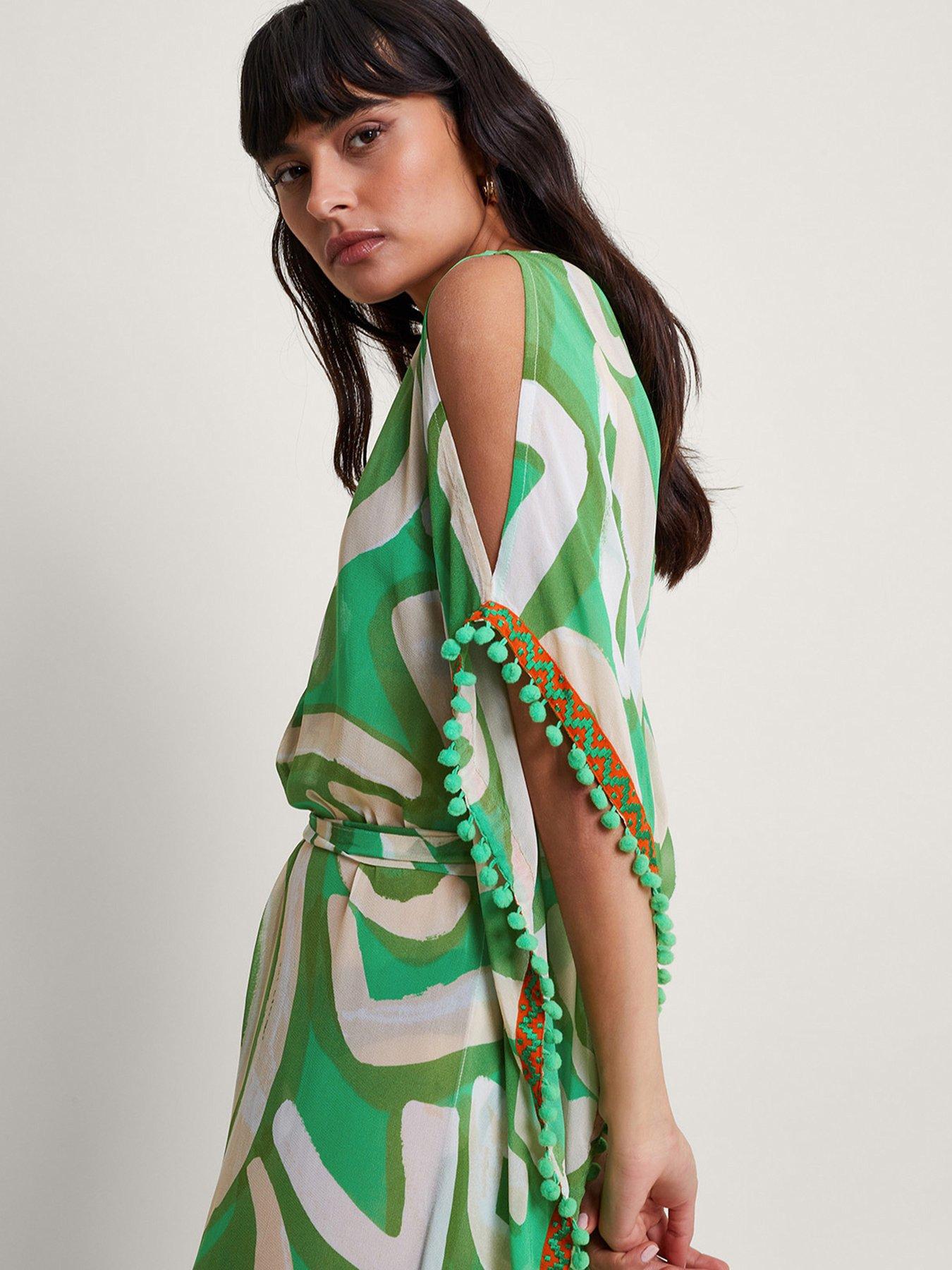 monsoon-posy-maxi-kaftan-greendetail