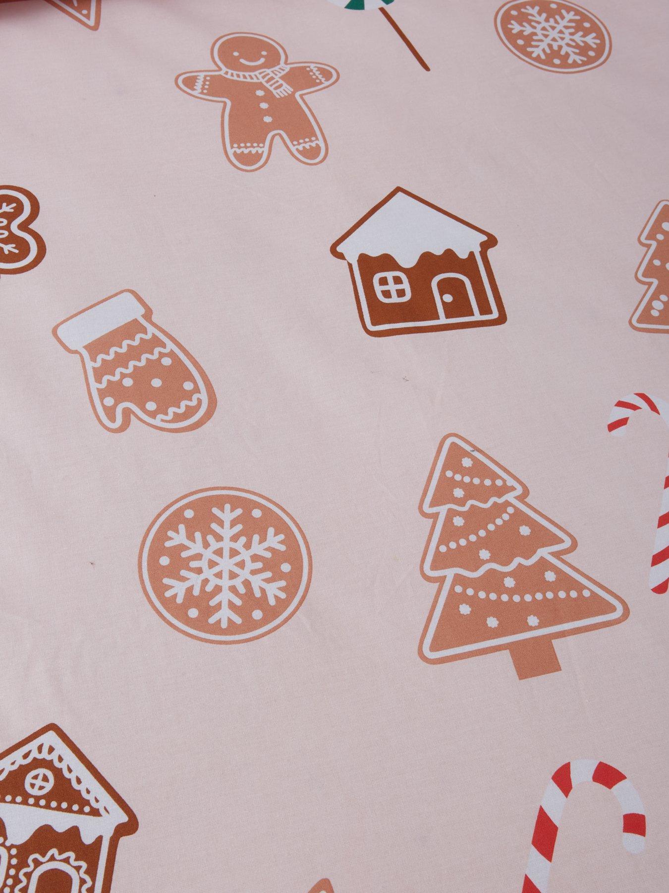 Image 5 of 5 of The Very Collection Christmas Gingerbread Reversible Duvet Cover&nbsp;Set