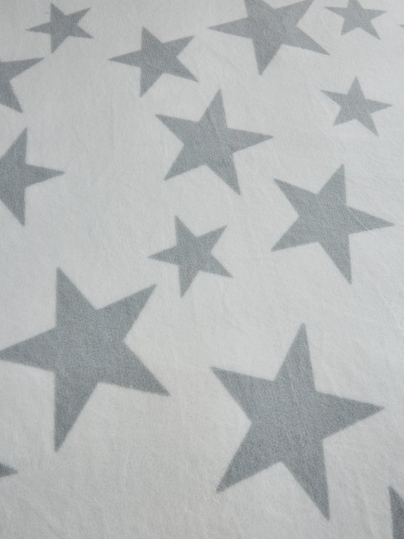 very-home-cosy-star-printed-fleece-duvet-cover-setdetail