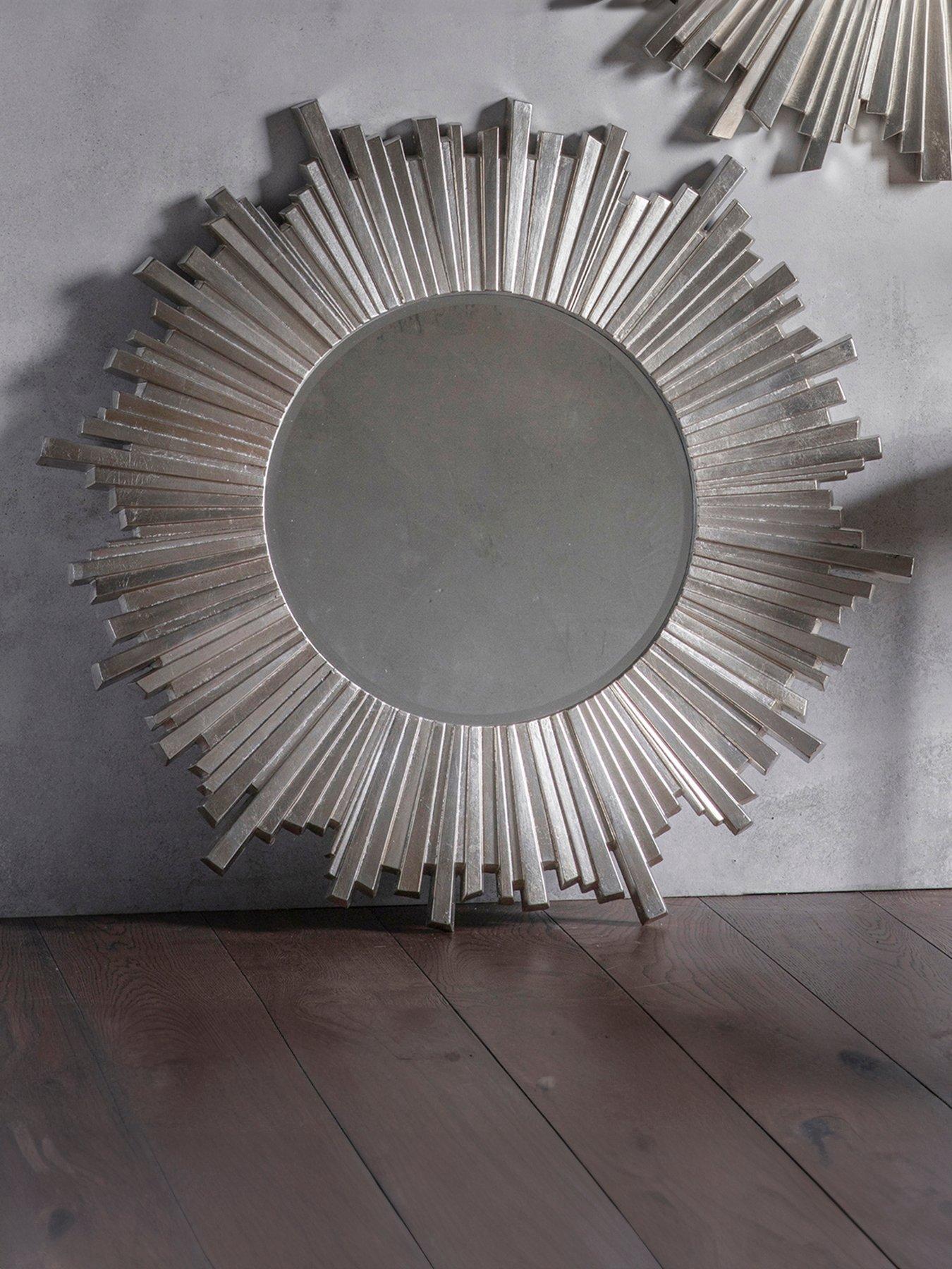 Gallery Direct Herzfeld Silver Wall Mirror