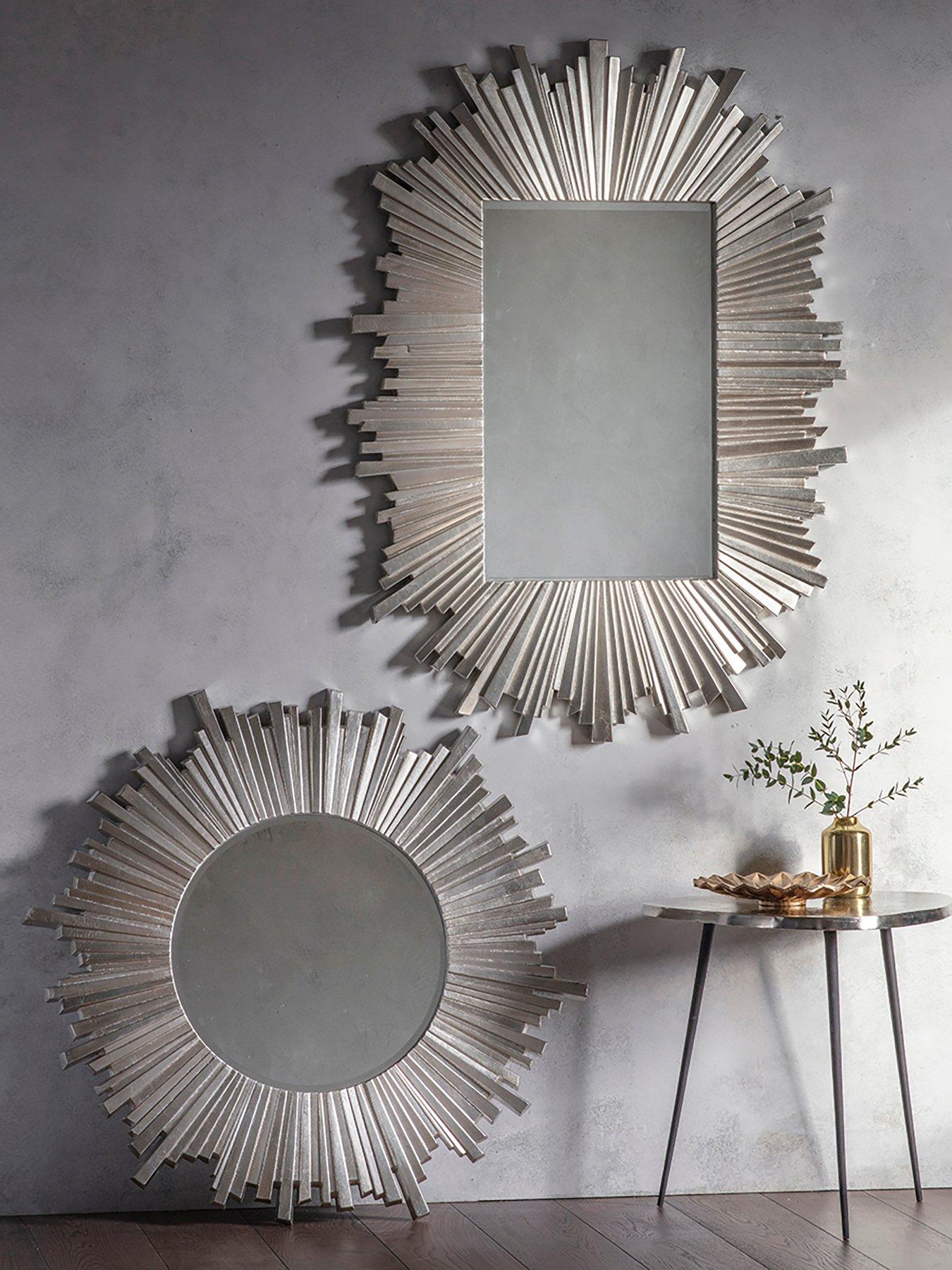 Image 3 of 4 of Gallery Direct Herzfeld Silver Wall Mirror