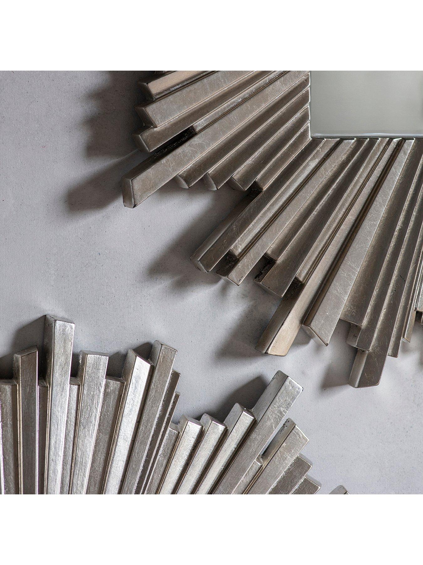 Image 4 of 4 of Gallery Direct Herzfeld Silver Wall Mirror