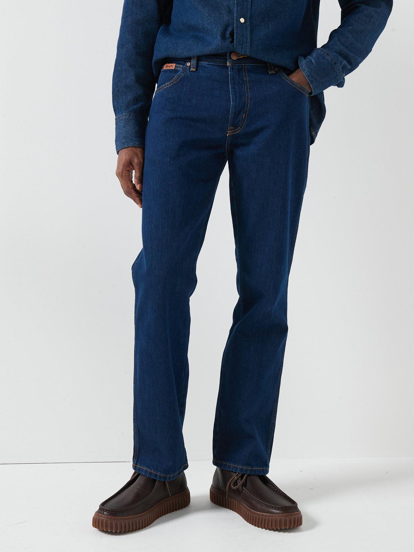 Wrangler Wrangler Texas Straight Fit Jeans - Dark Blue